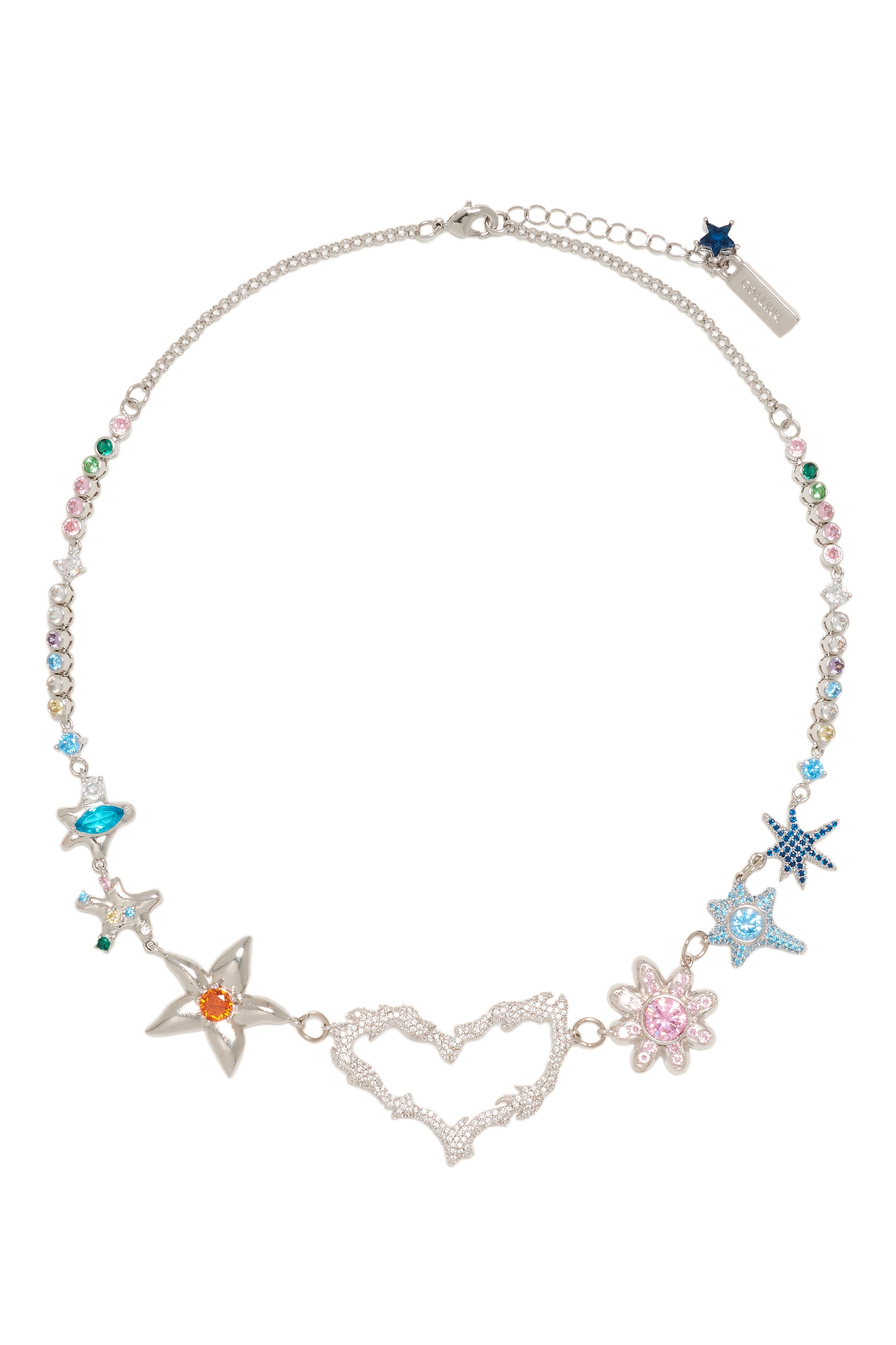 HEART FLAME CONSTELLATION NECKLACE