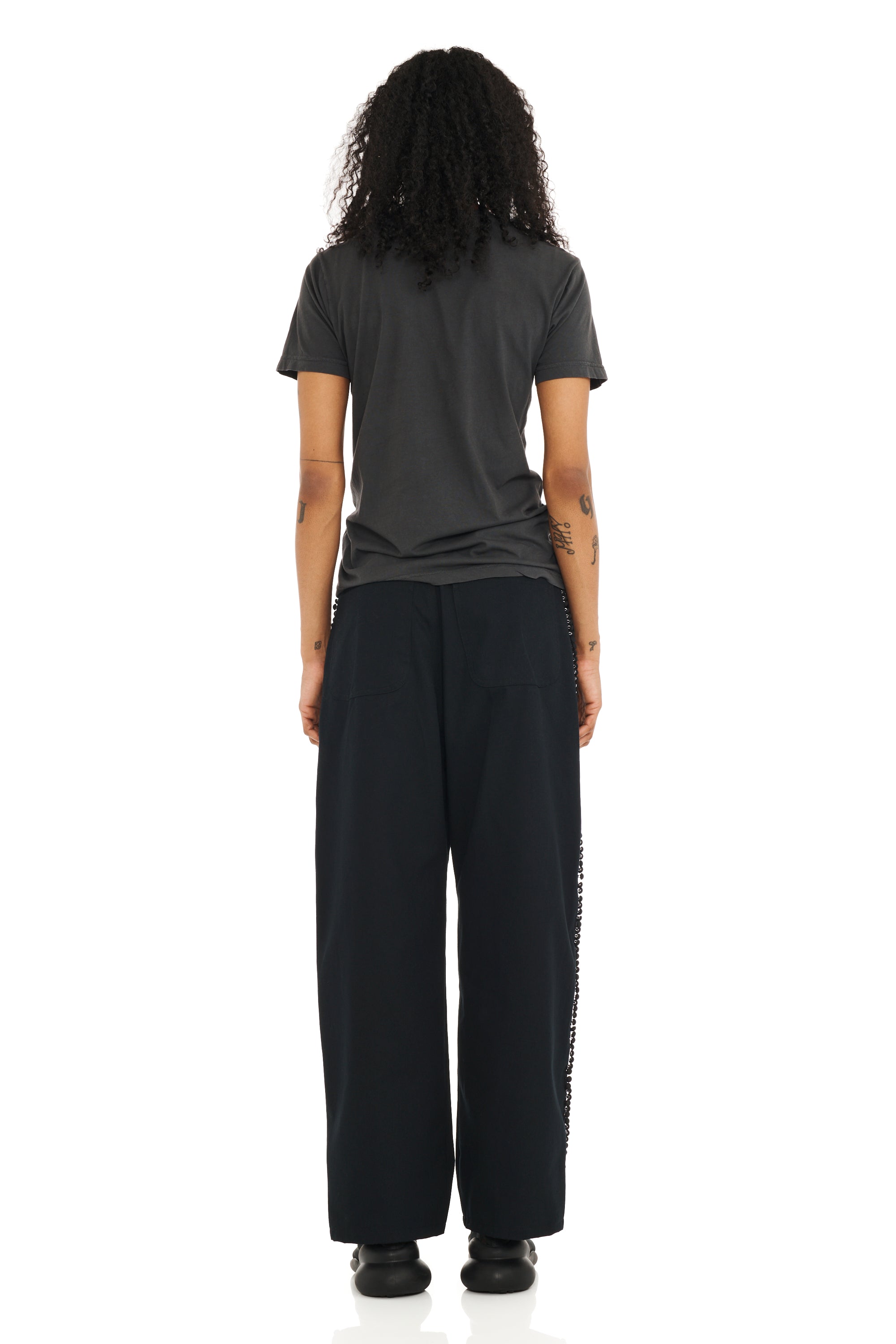 SPLATTER WASHED BLACK MINI TOSH TEE