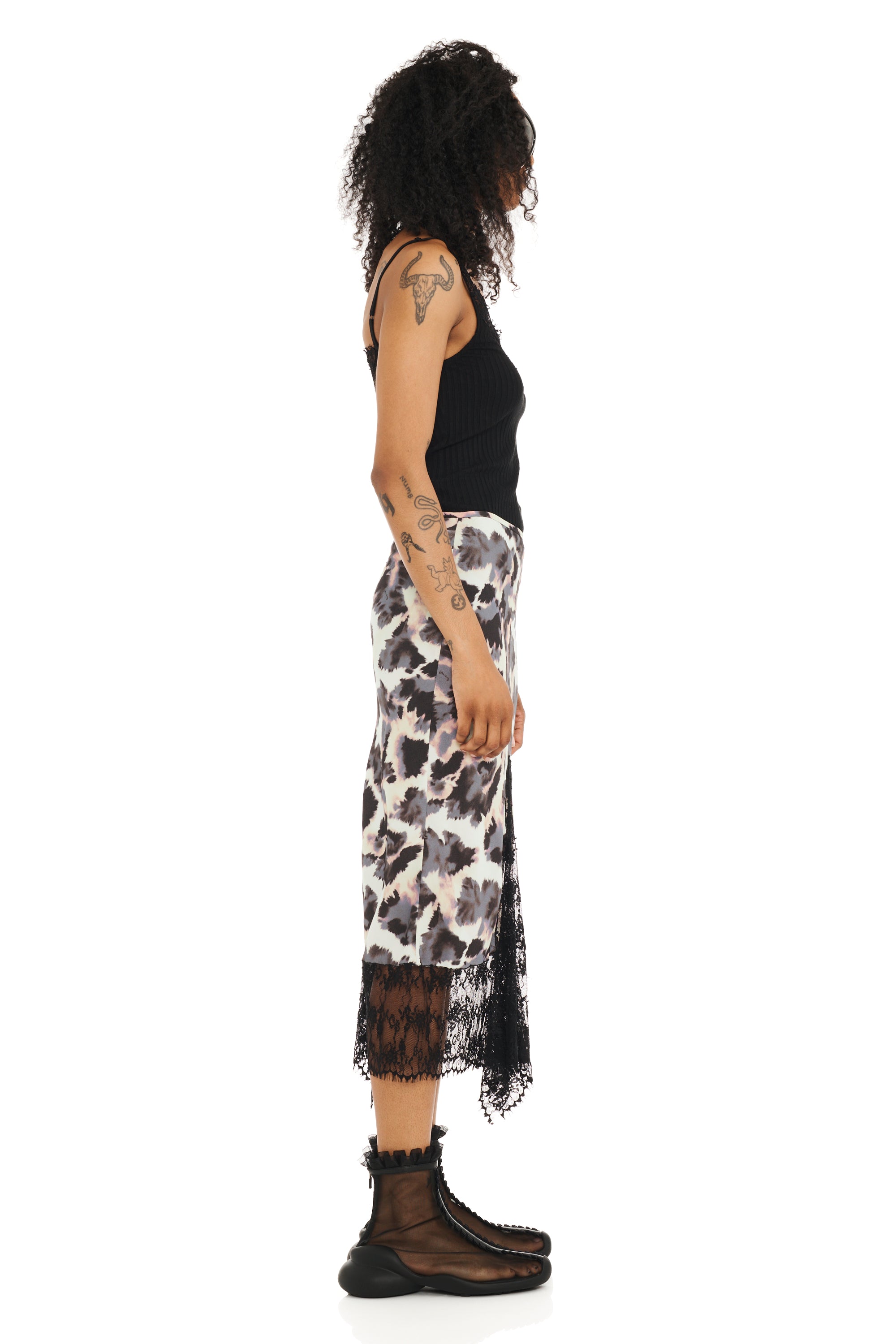 SNOW LEOPARD HISS SKIRT