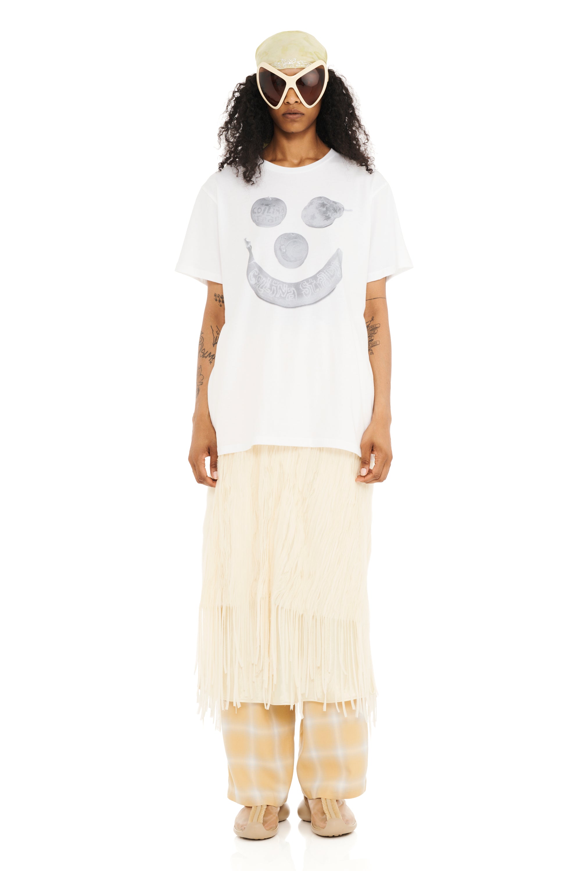 BANANA X-RAY GRAPHIC TEE IN WHITE