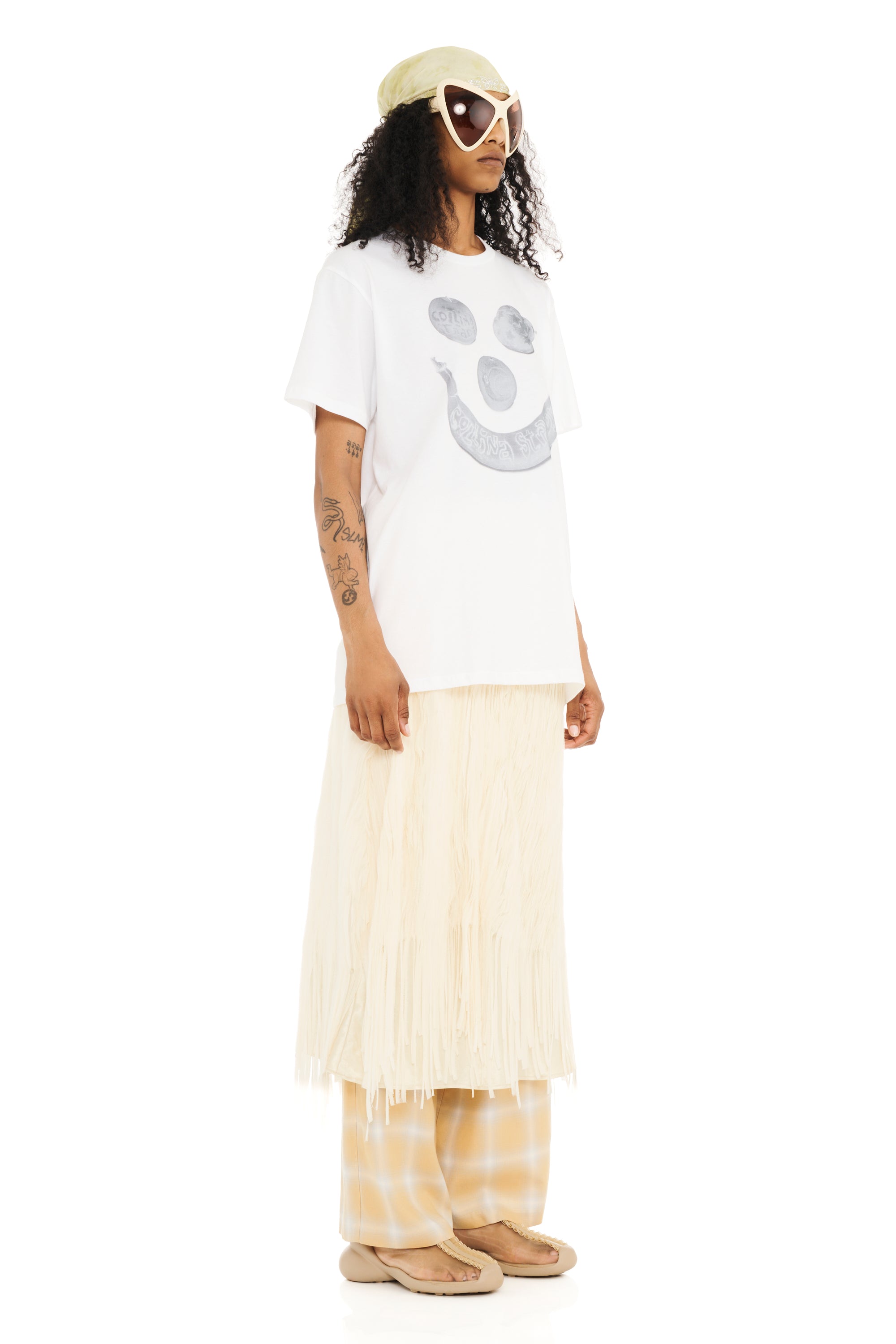 BANANA X-RAY GRAPHIC TEE IN WHITE