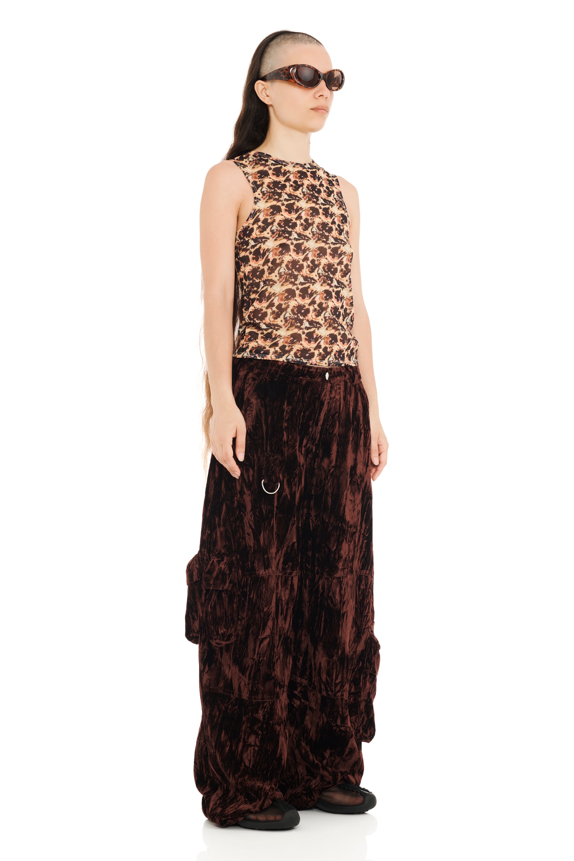 EARTH VELVET LAWN CARGO PANT