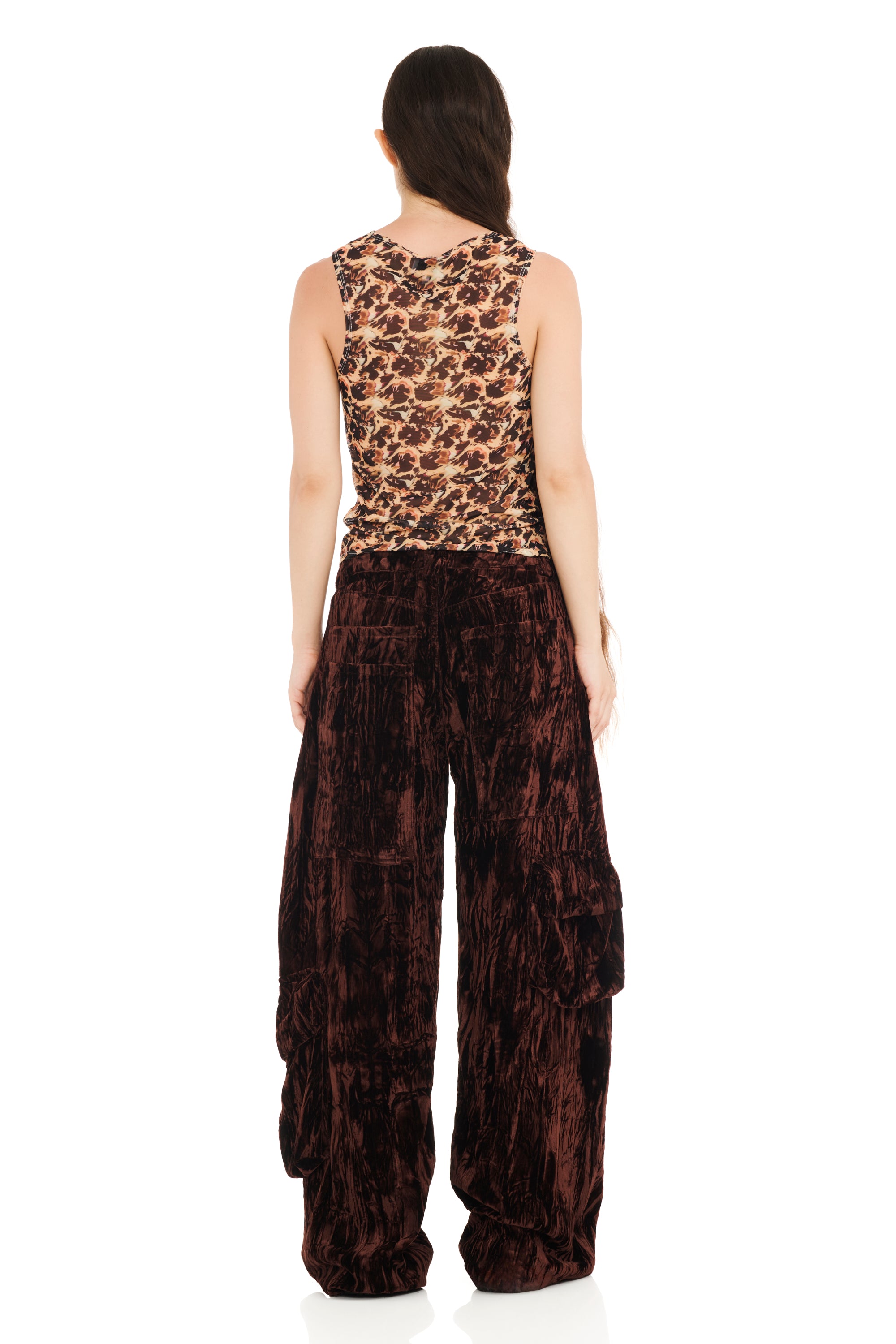 EARTH VELVET LAWN CARGO PANT