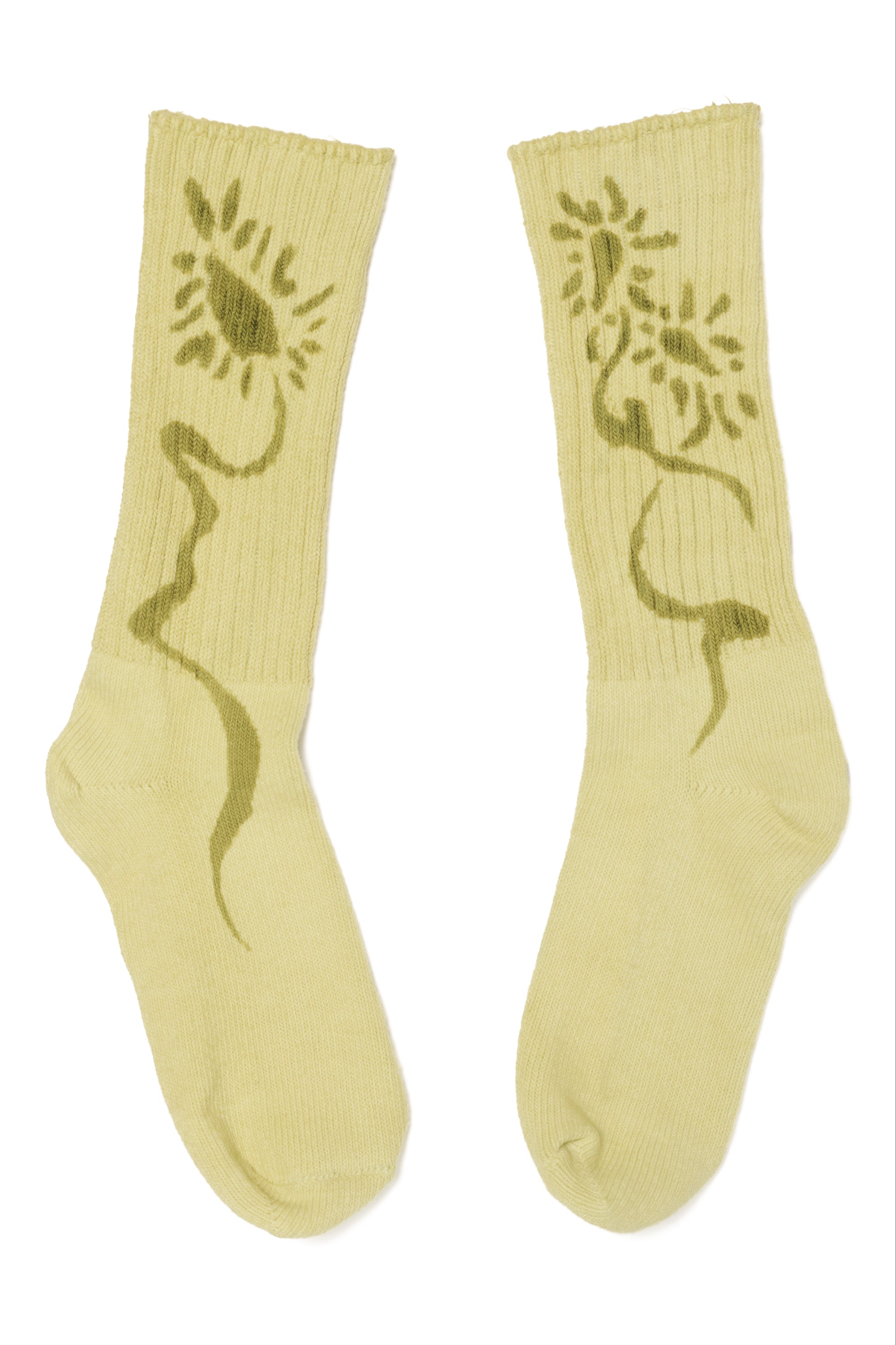 OLIVE DAISY ORGANIC COTTON SOCKS