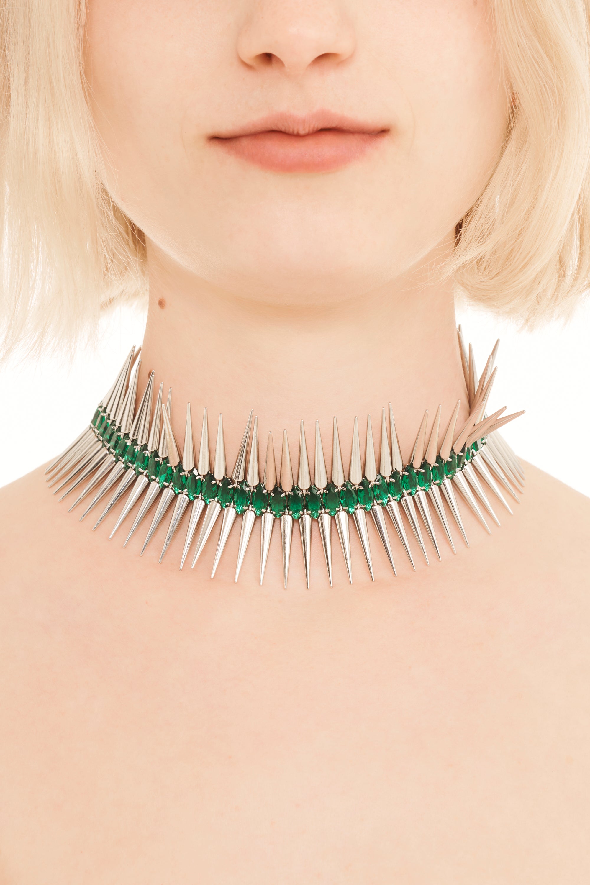 EMERALD GOTH CHOKER