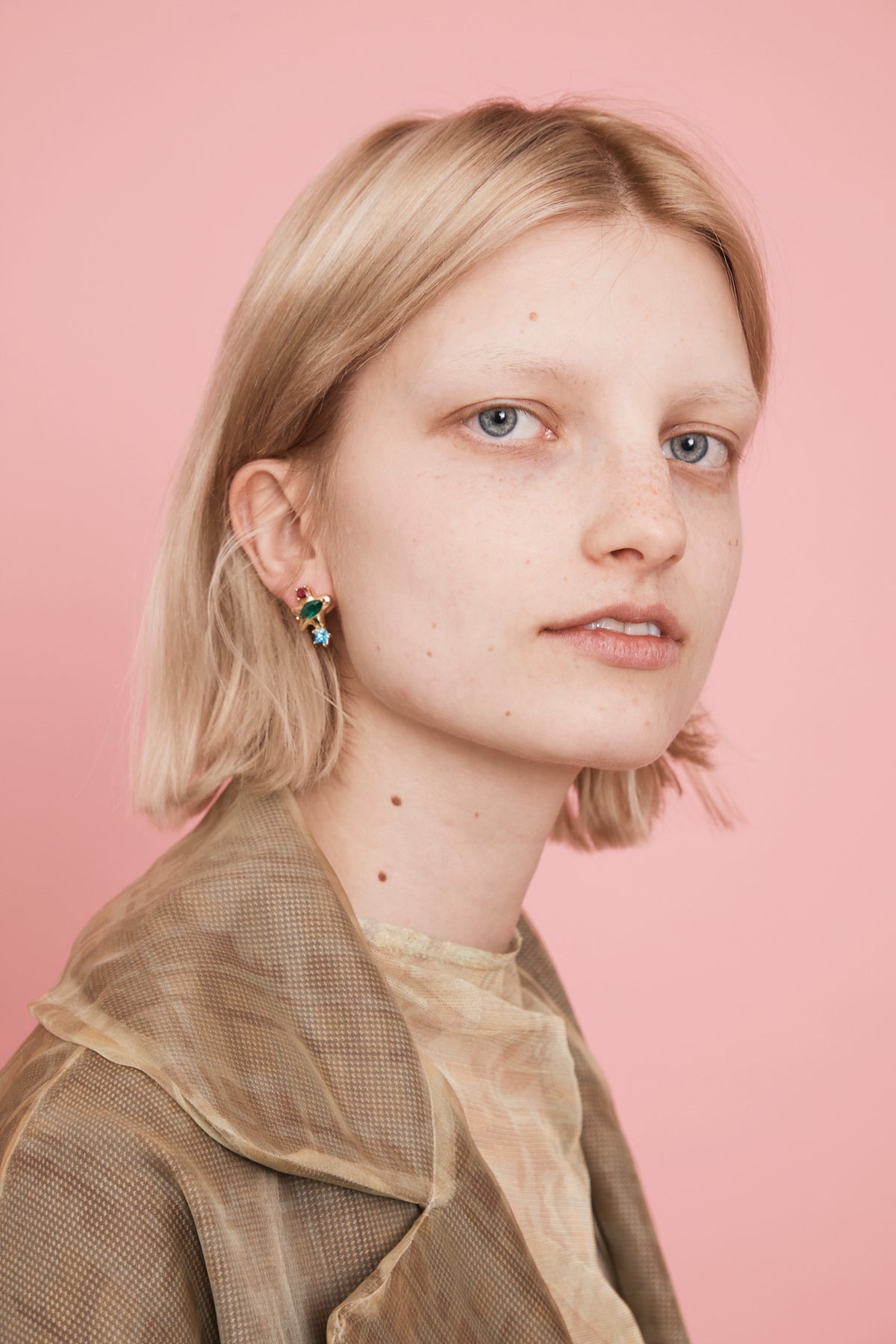 GOLD MULTI CONSTELLATION STUDS