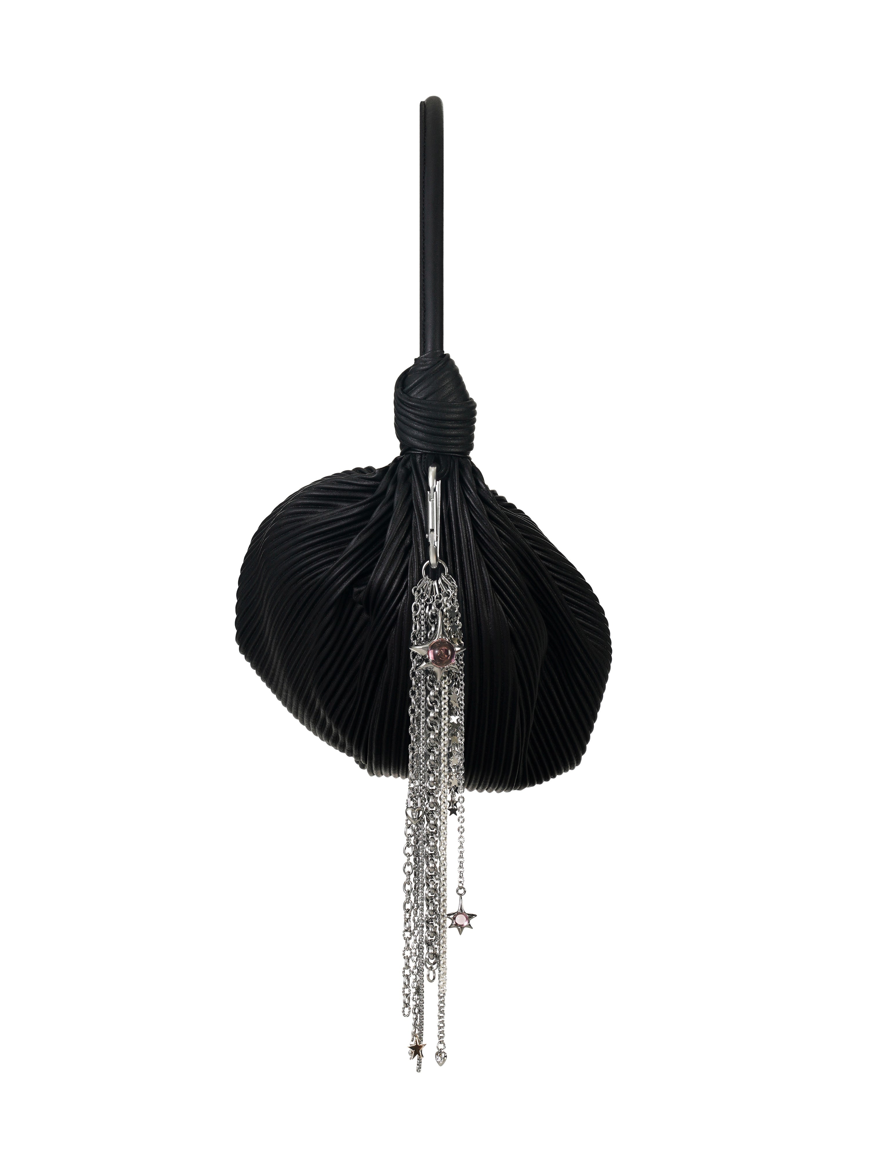 BLACK WAVE KNOT BAG