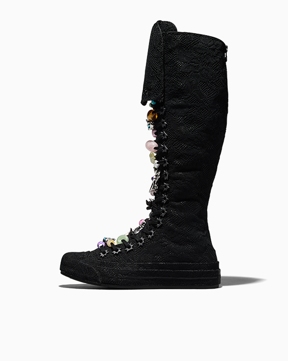 COLLINA STRADA X CONVERSE CHUCK 70 XX-HI IN BLACK