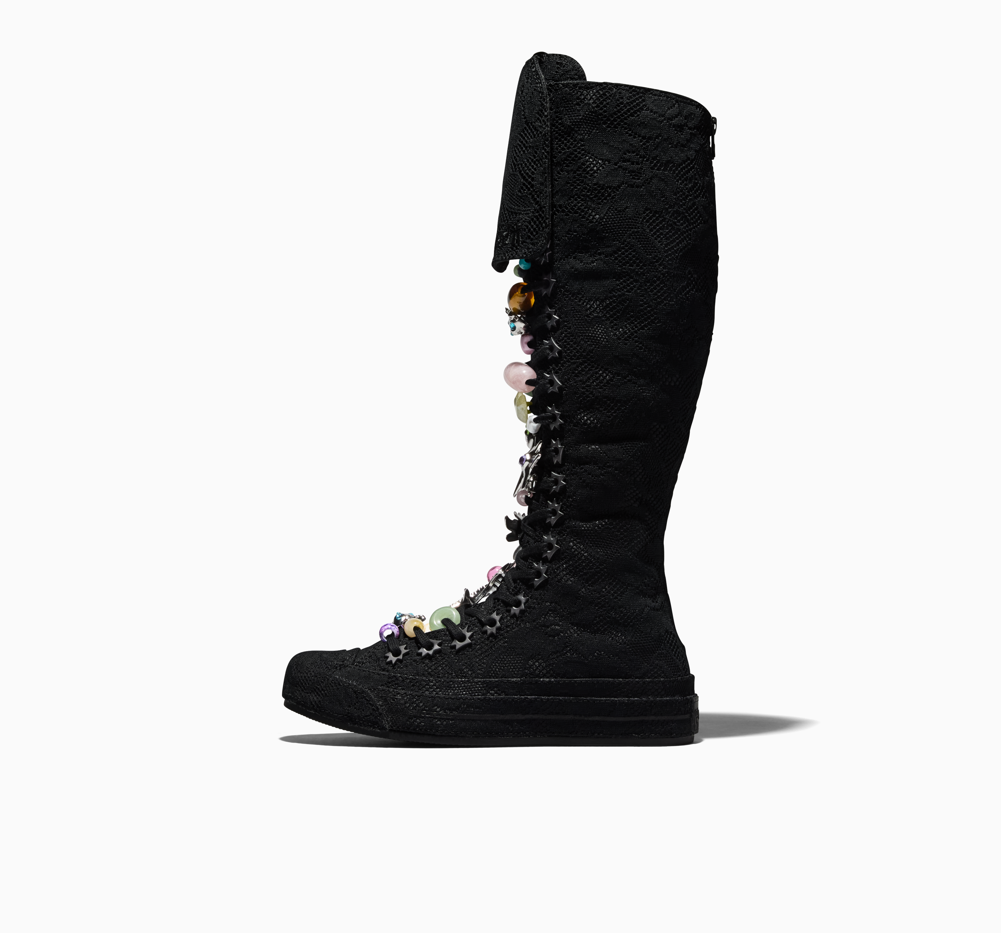 COLLINA STRADA X CONVERSE CHUCK 70 XX-HI IN BLACK