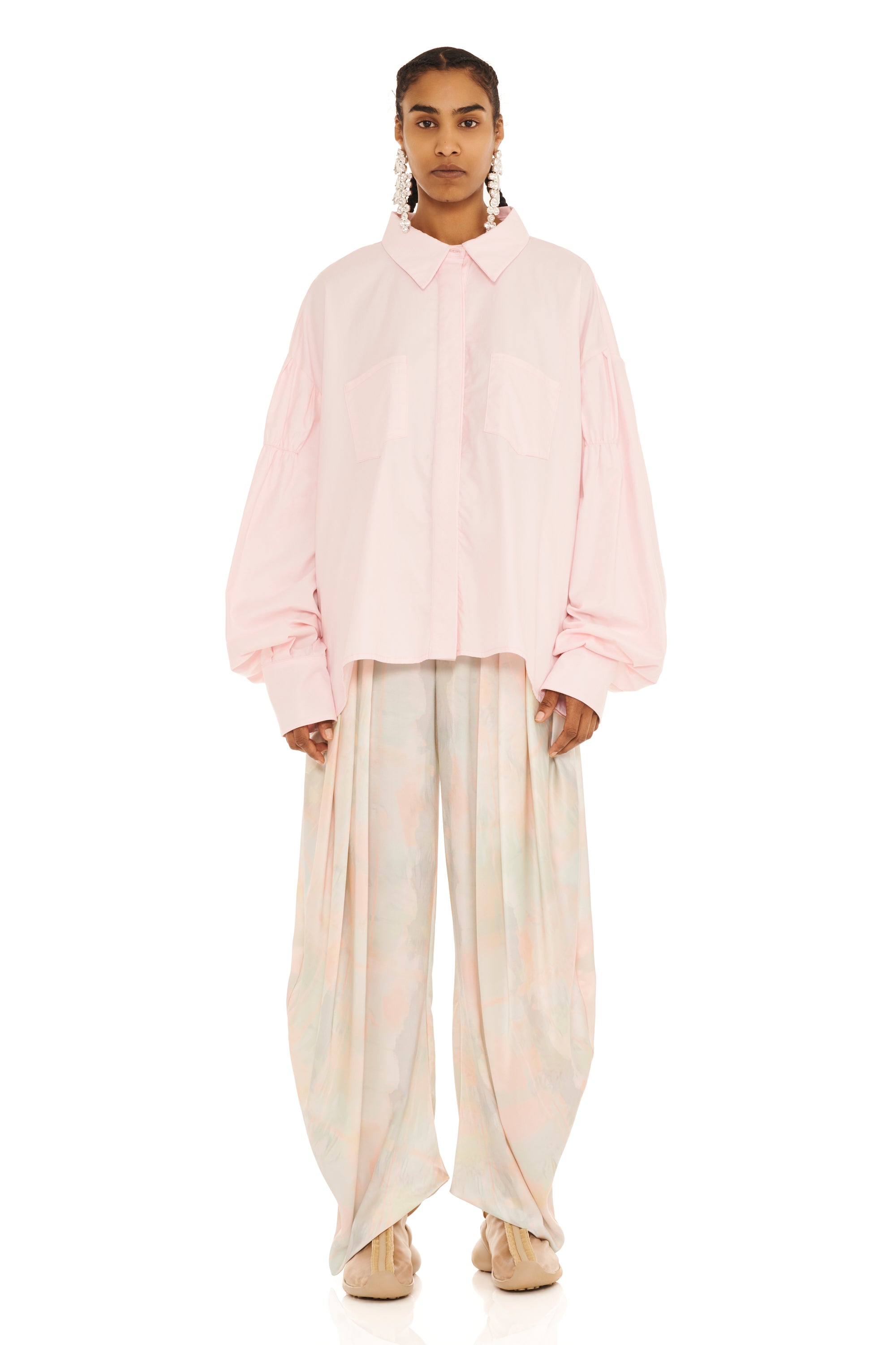 SOFT PINK CHASON BUTTON UP