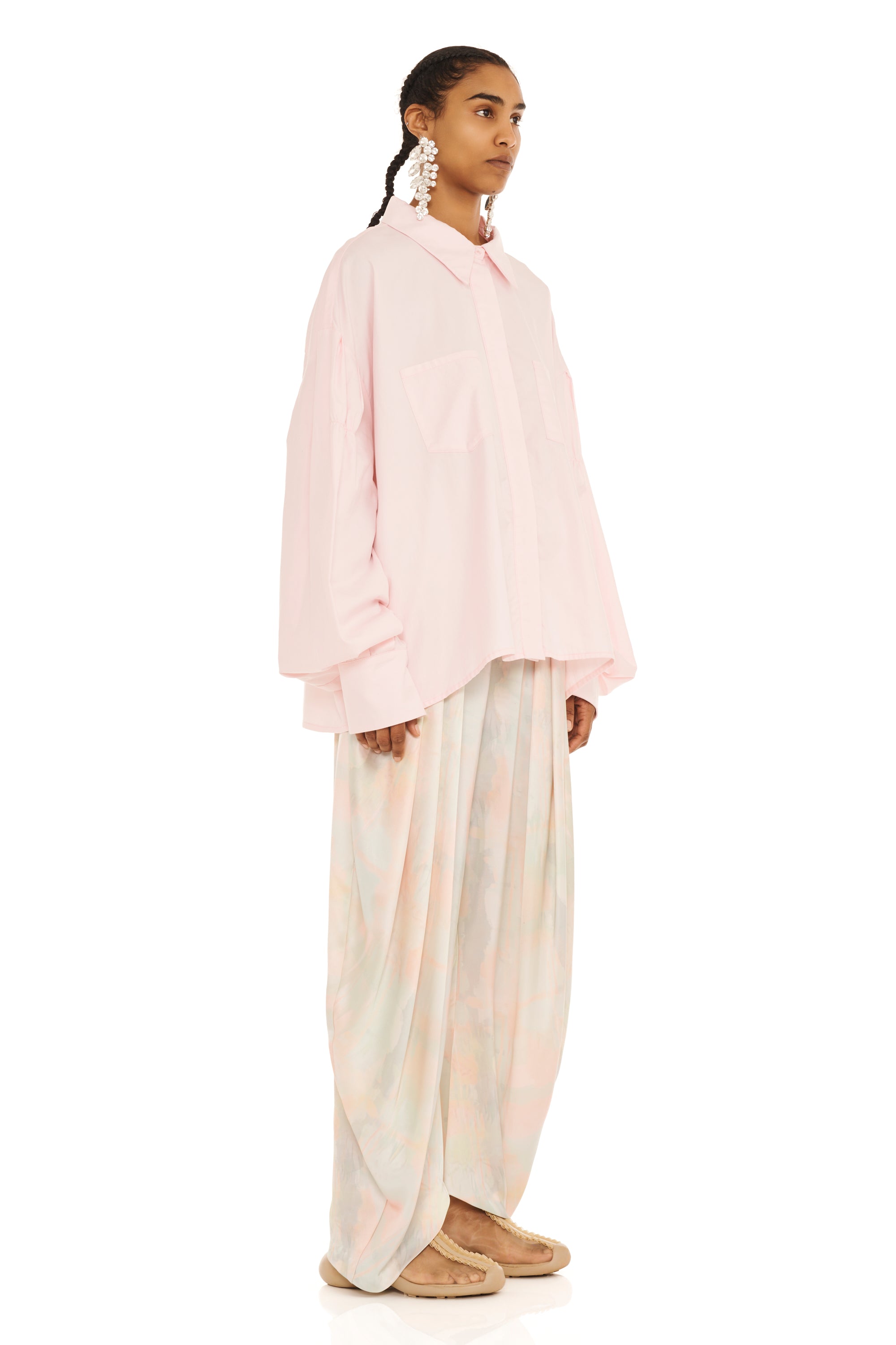 SOFT PINK CHASON BUTTON UP