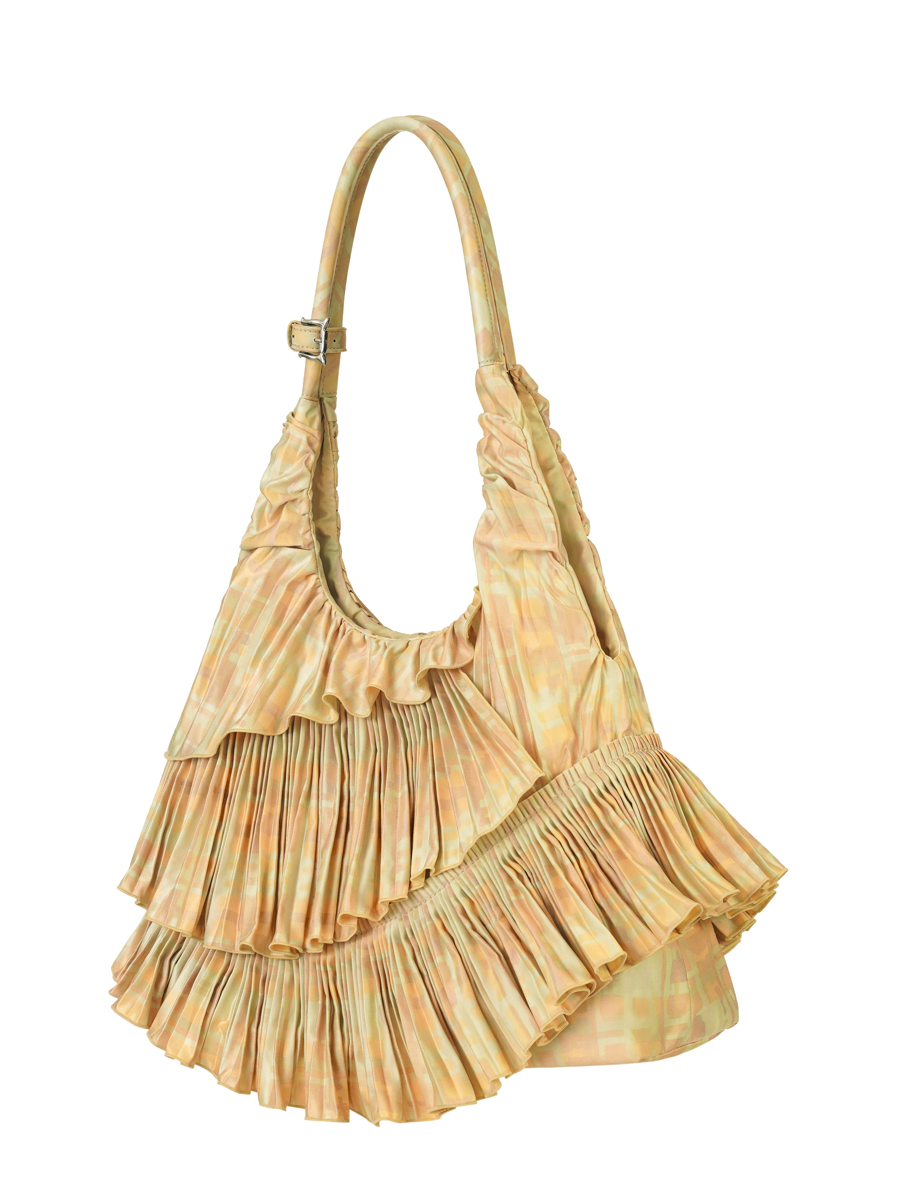 BUTTER PLAID CLOUD RINGO BAG