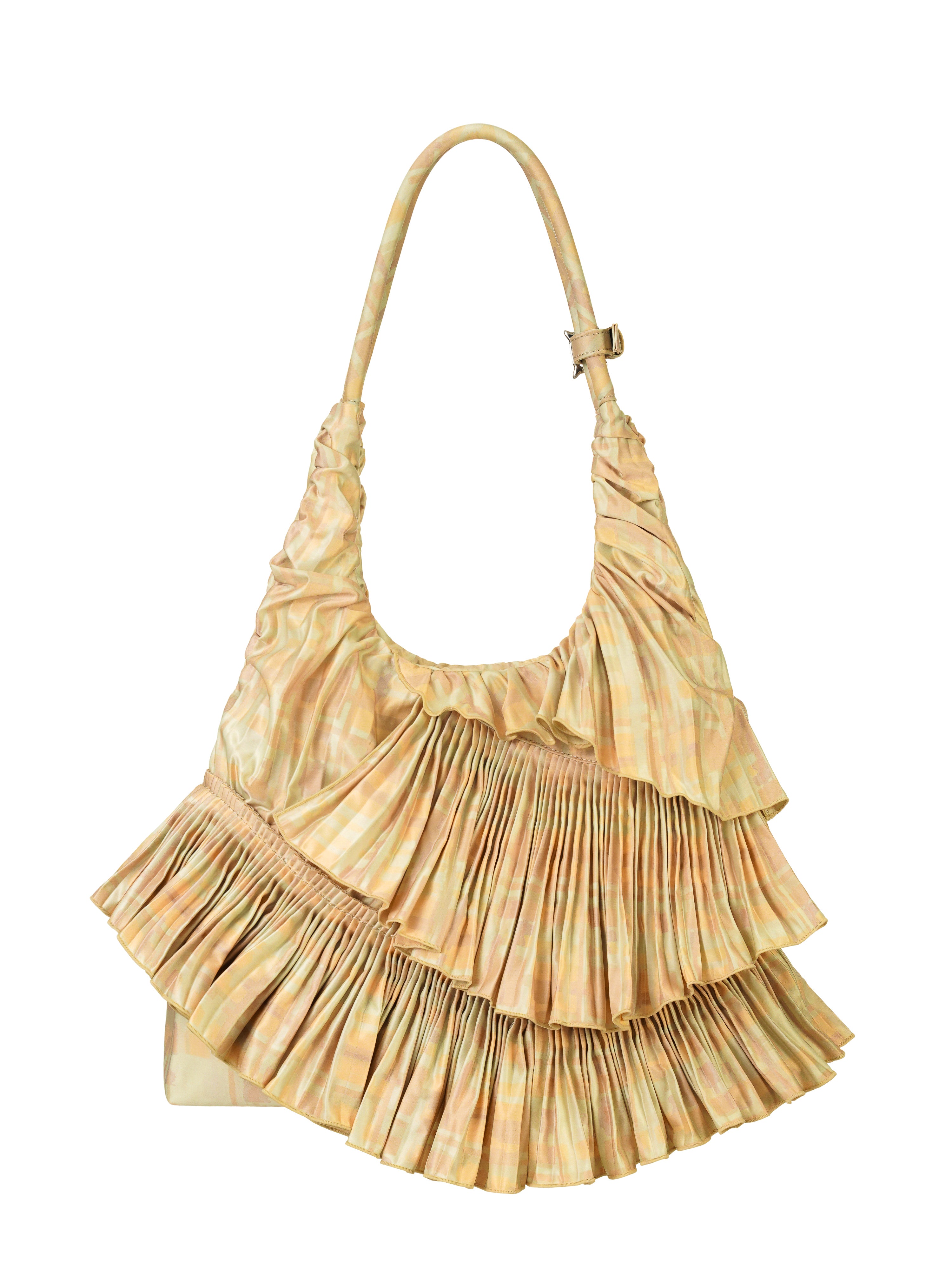 BUTTER PLAID CLOUD RINGO BAG