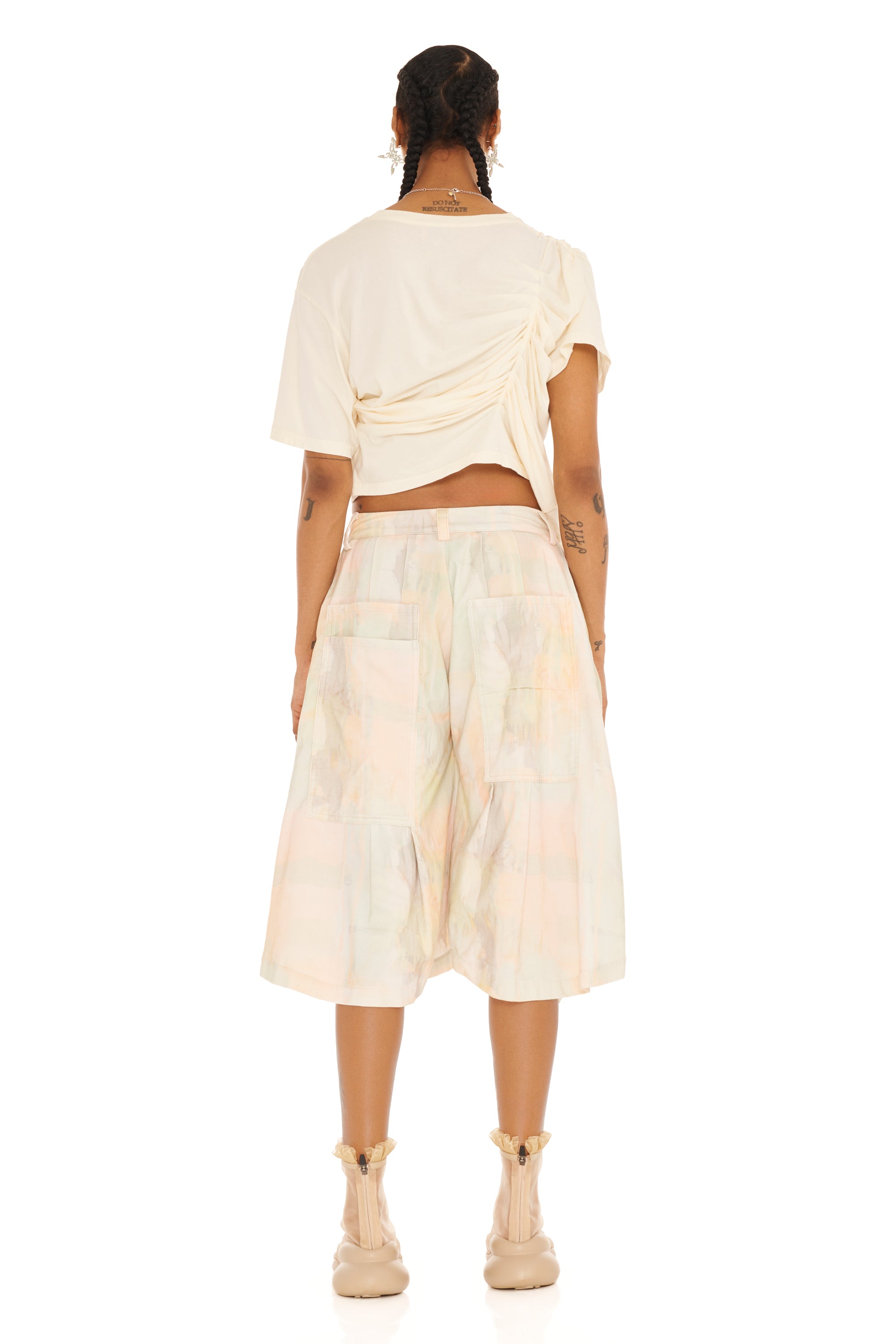 GUA SHA PLAID HAZEL CARGO SHORT