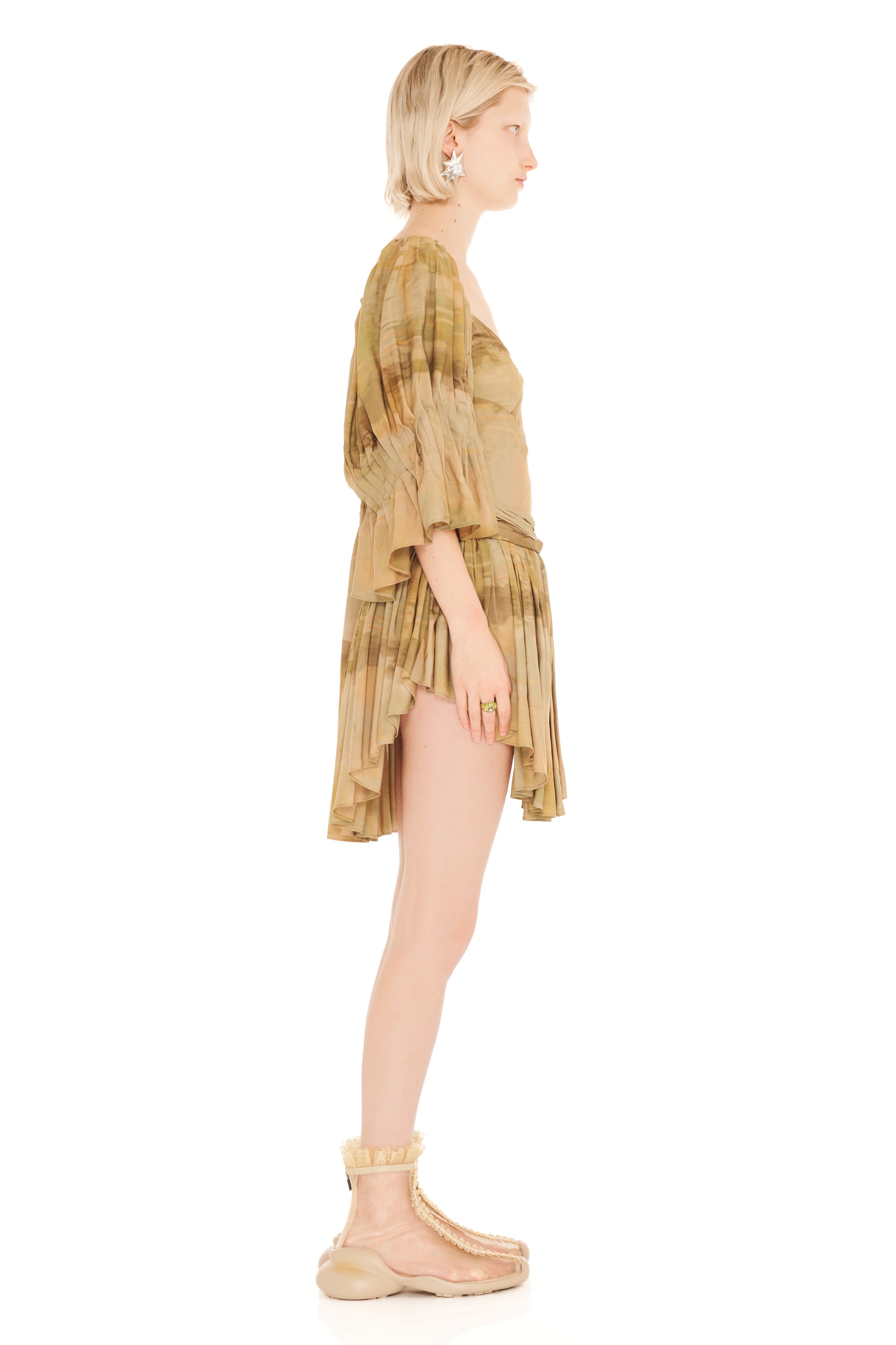 OLIVE GUA SHA HONEYSUCKLE DRESS