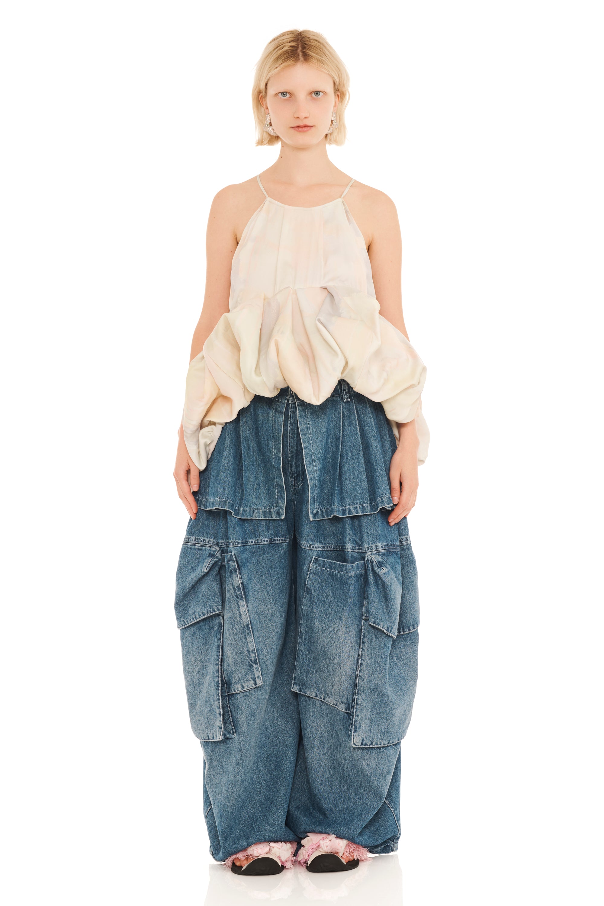 GUA SHA PLAID MINI VALERIAN TOP