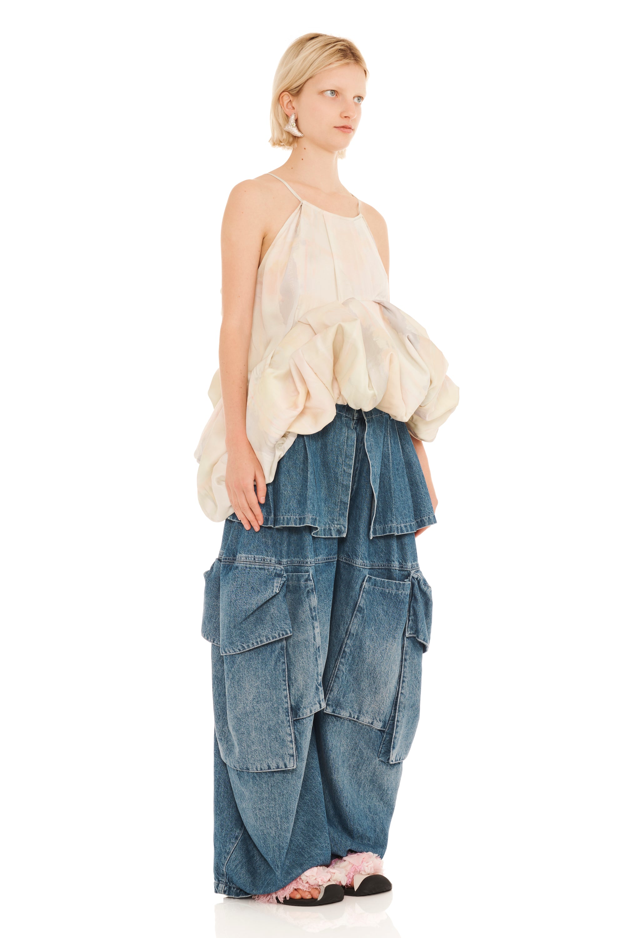 GUA SHA PLAID MINI VALERIAN TOP