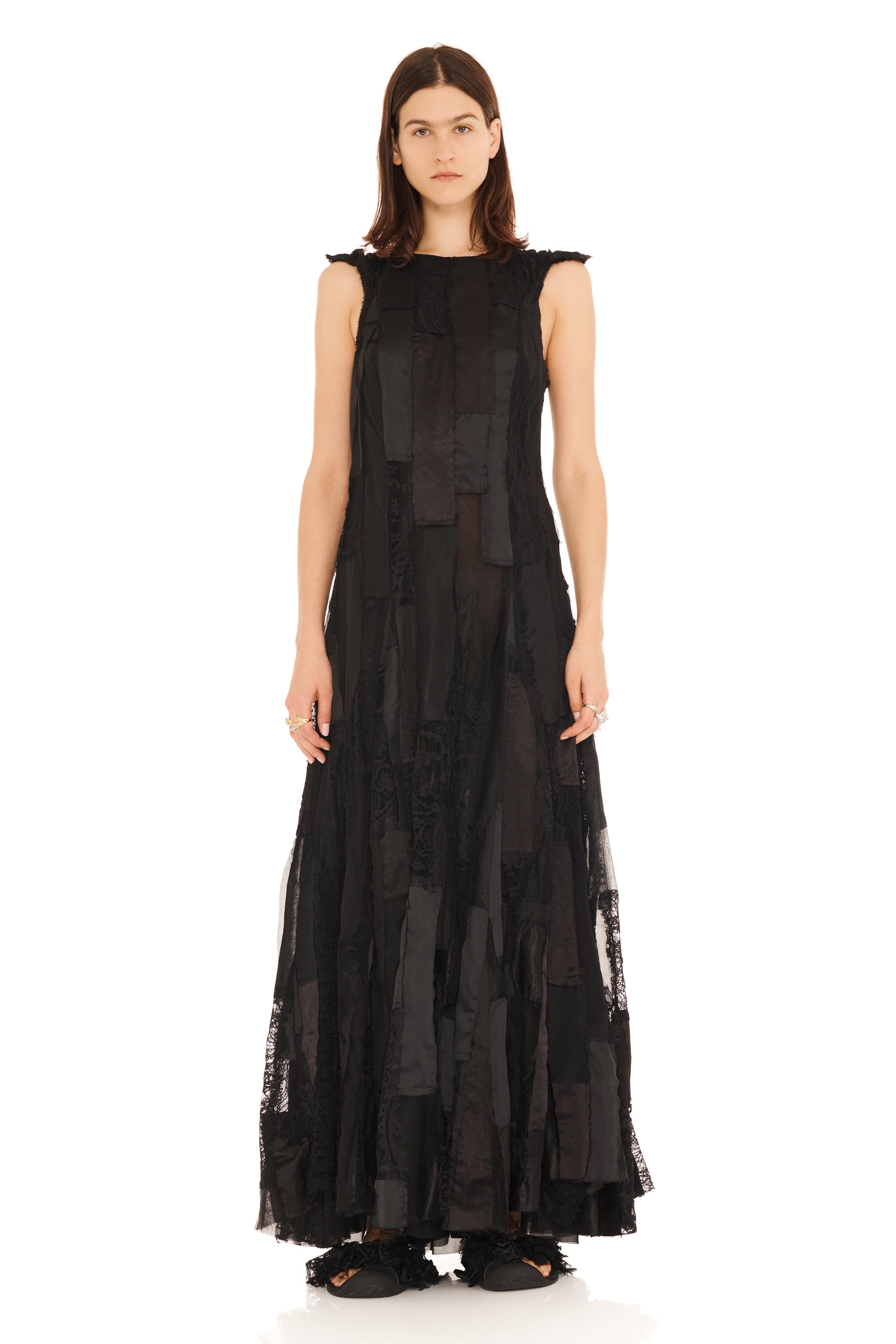 BLACK DEADSTOCK PRIMROSE DRESS