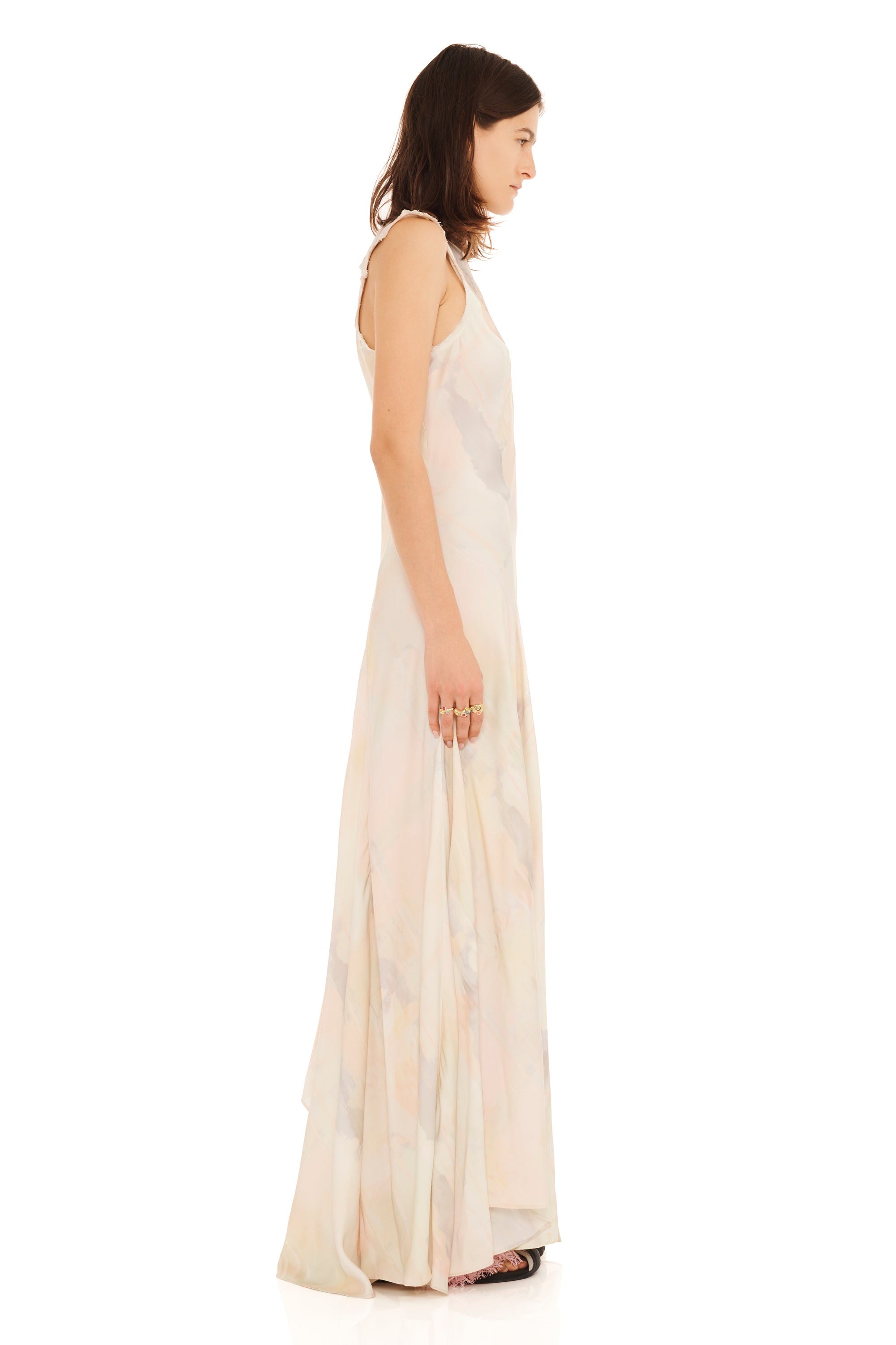 GUA SHA PLAID PRIMROSE DRESS
