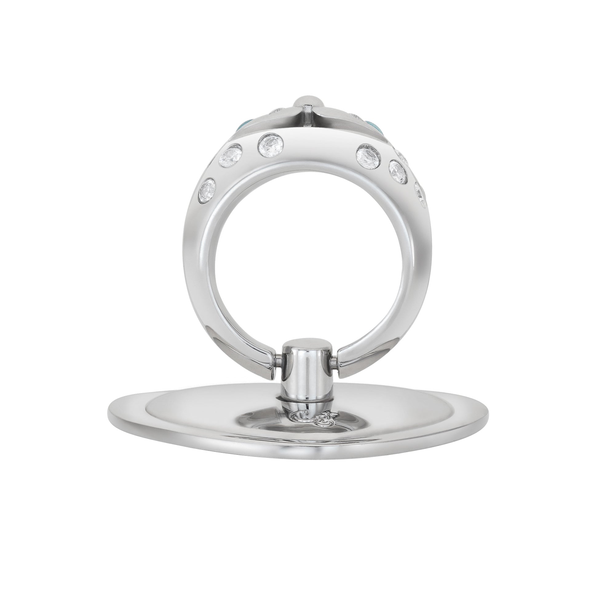SILVER PRINCESS BEAR GRIP RING