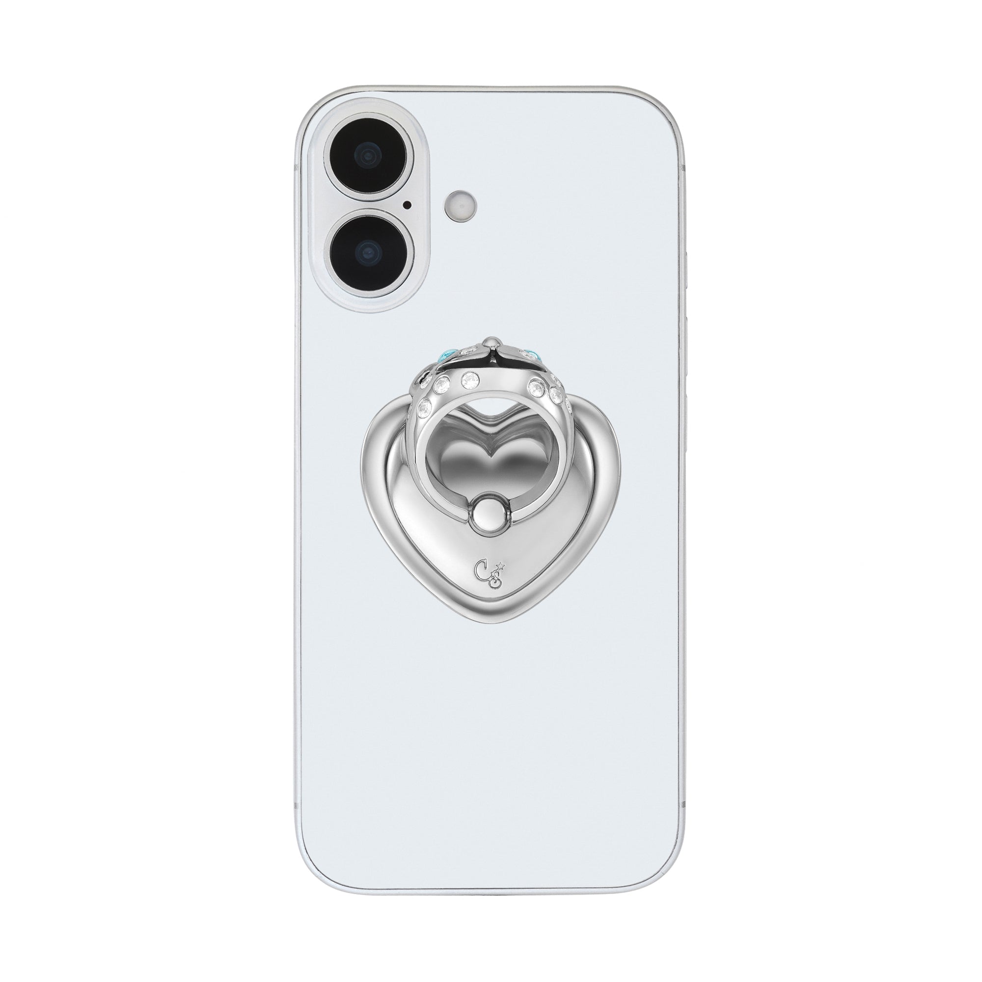 SILVER PRINCESS BEAR GRIP RING