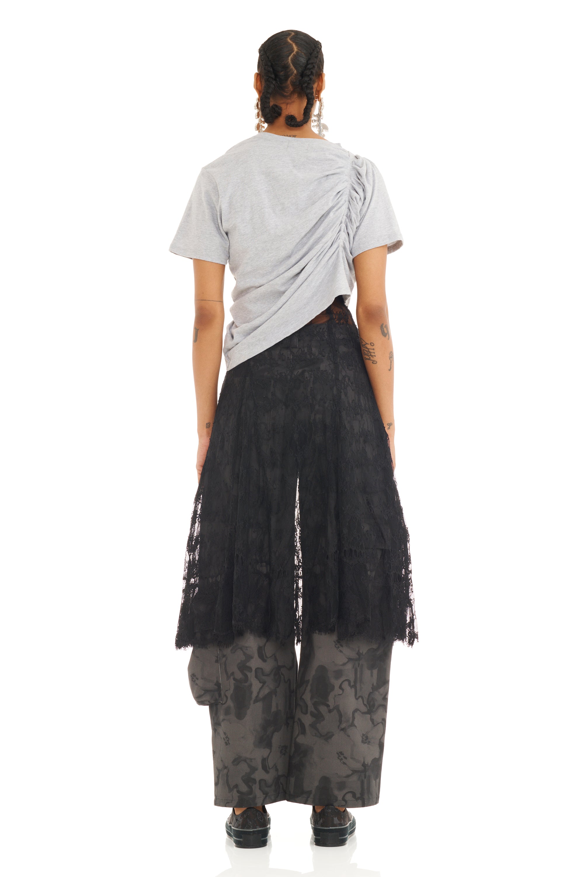 HEATHER GREY AMARYLLIS DUO TEE