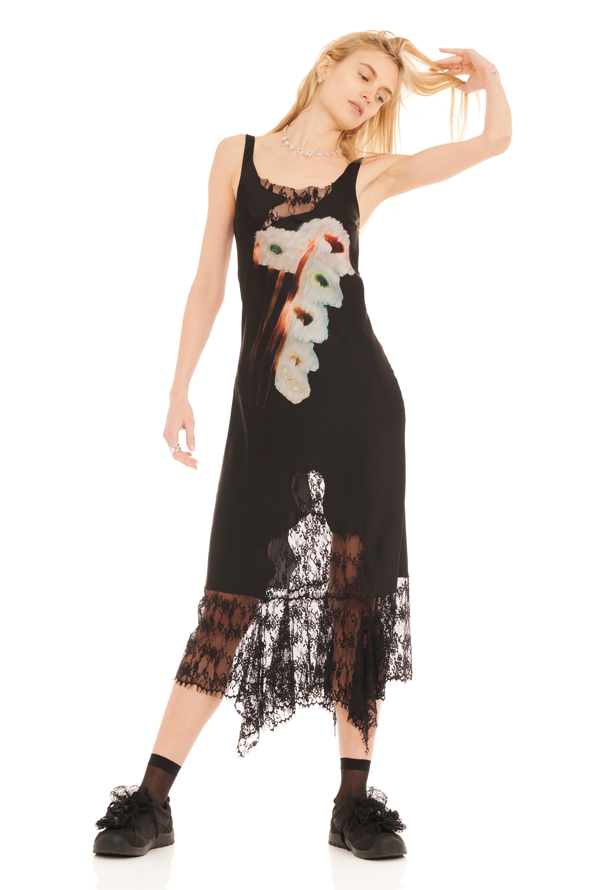 HOLLOW BLOSSOM ANEMONE DRESS