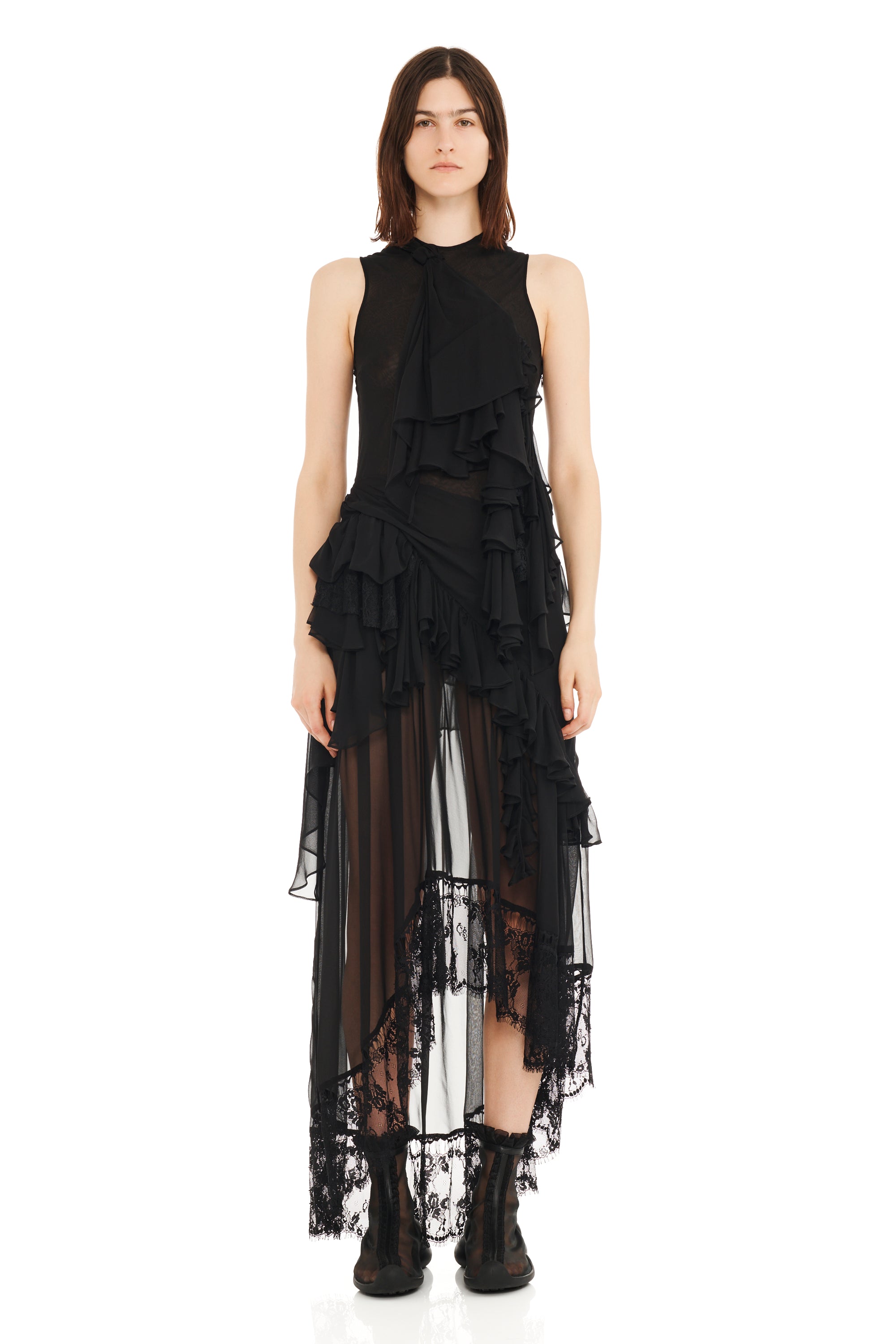 BLACK ANGELICA DRESS