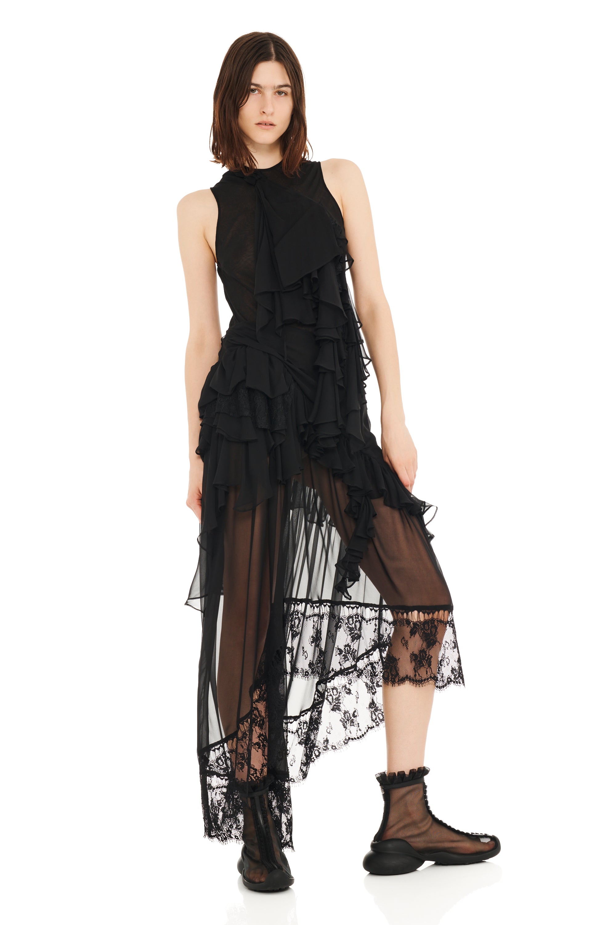 BLACK ANGELICA DRESS