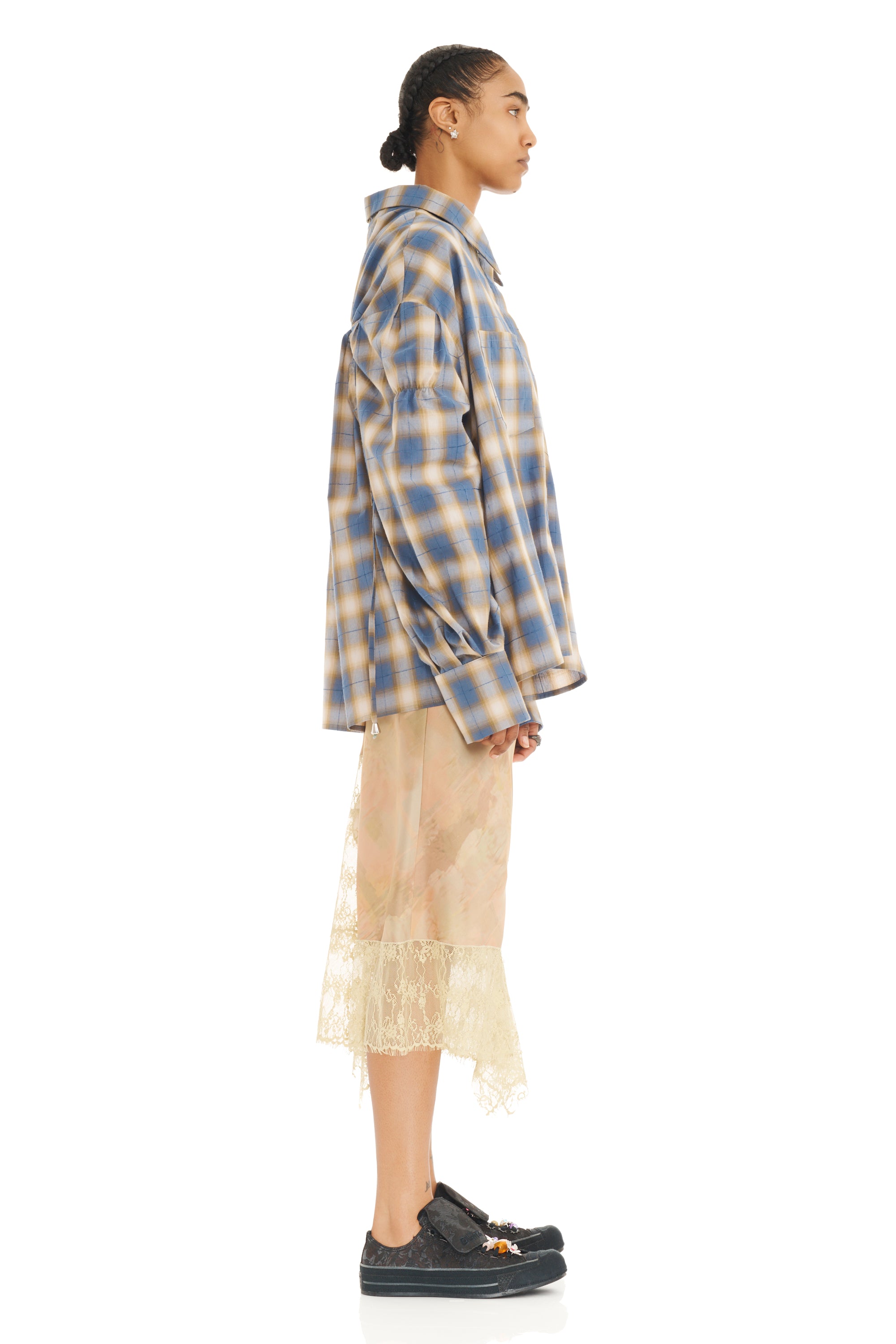 COUNTRY PLAID CHASON SCRUNCH SHIRT