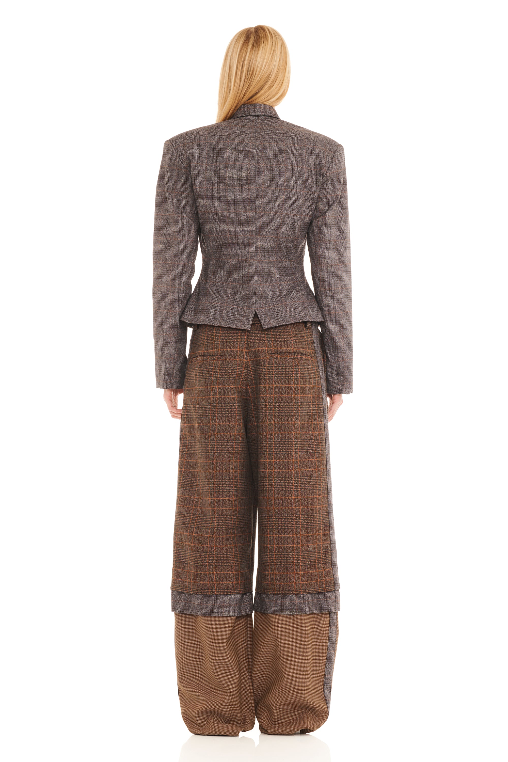 STONE PLAID ILANA JACKET