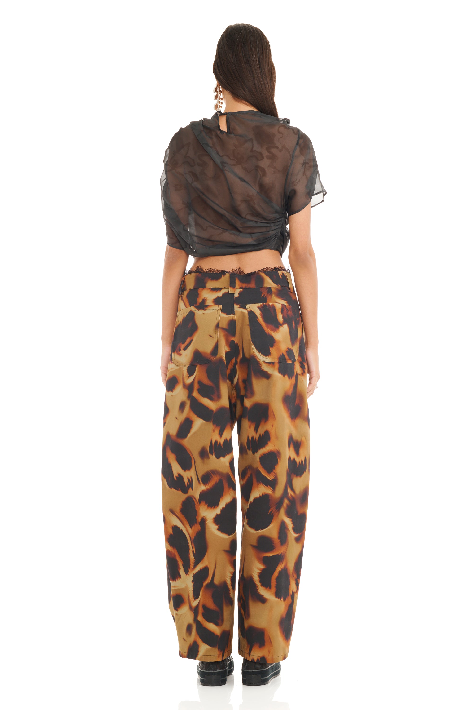Tortoise Lace Catchfly Pant | COLLINA STRADA