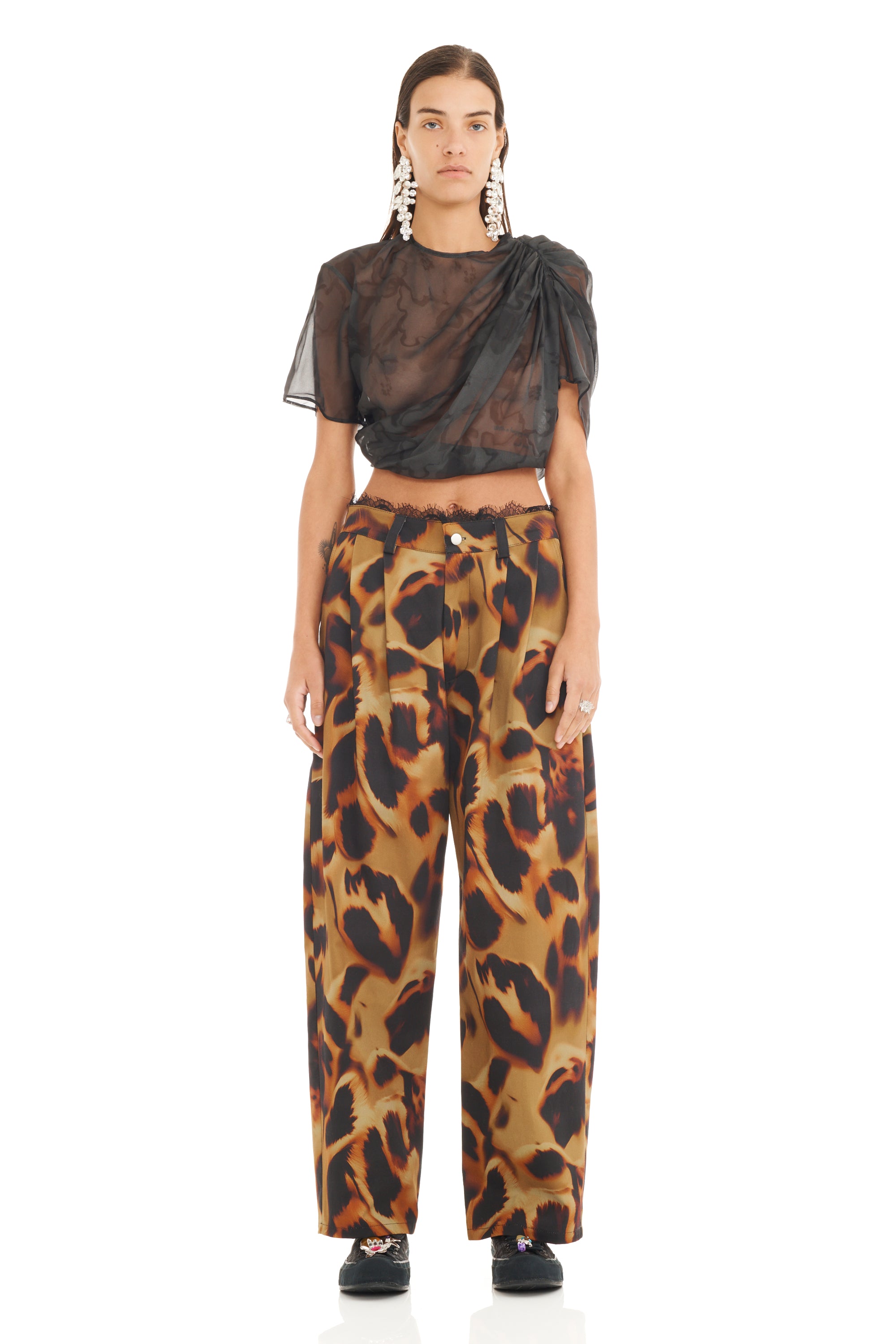 Tortoise Lace Catchfly Pant | COLLINA STRADA
