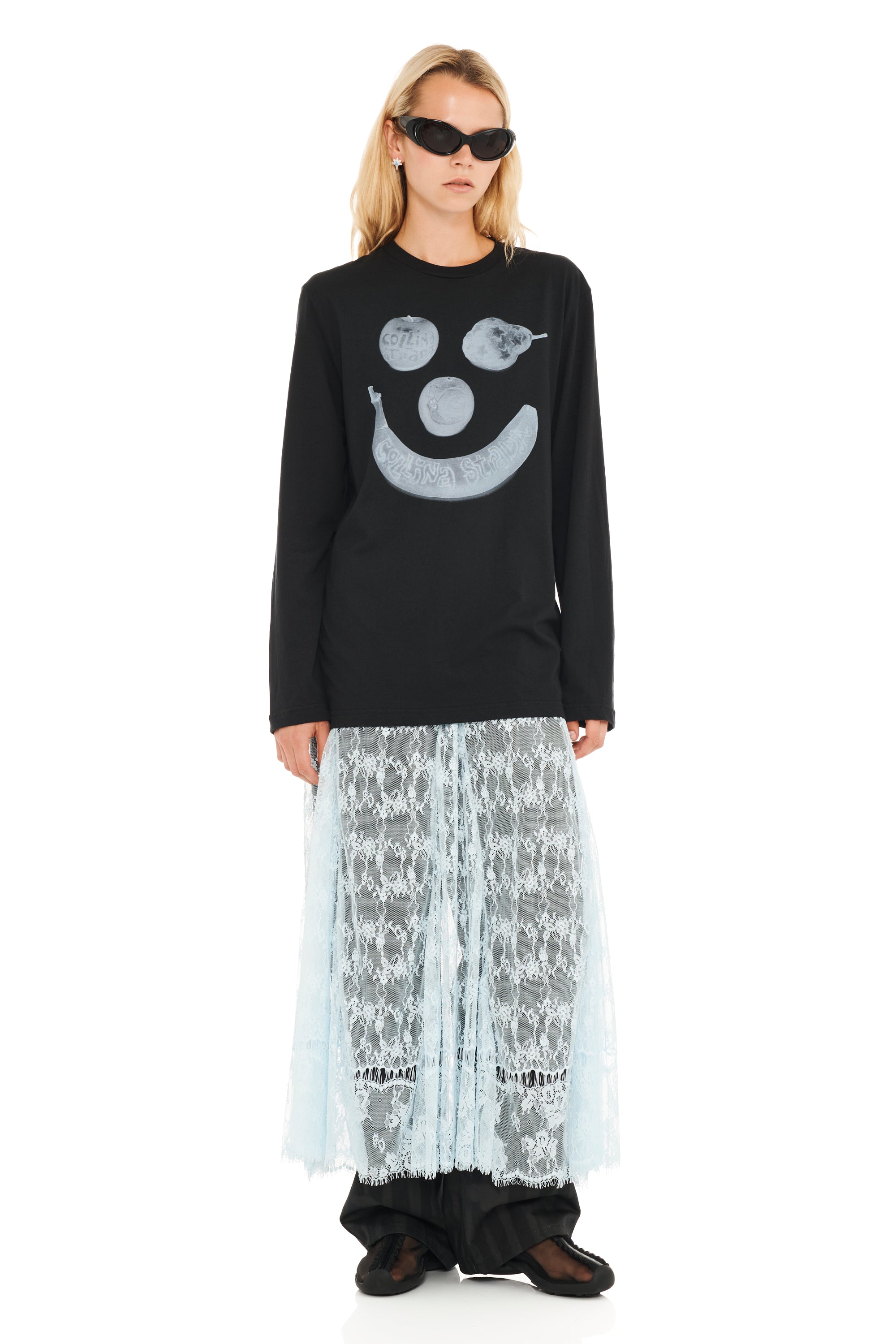 BLACK BANANA X-RAY LONG SLEEVE TEE