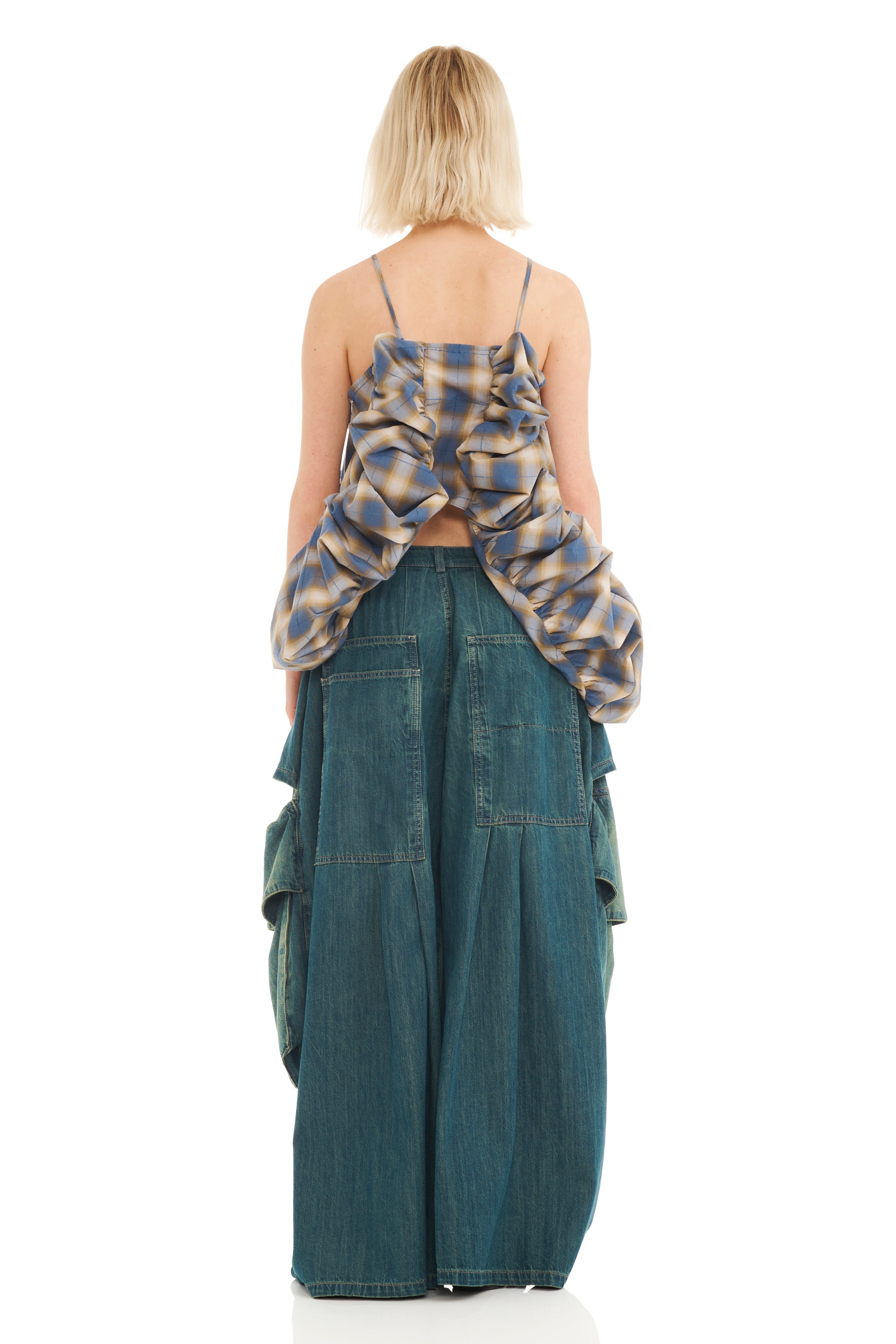 COUNTRY PLAID MINI VALERIAN TOP