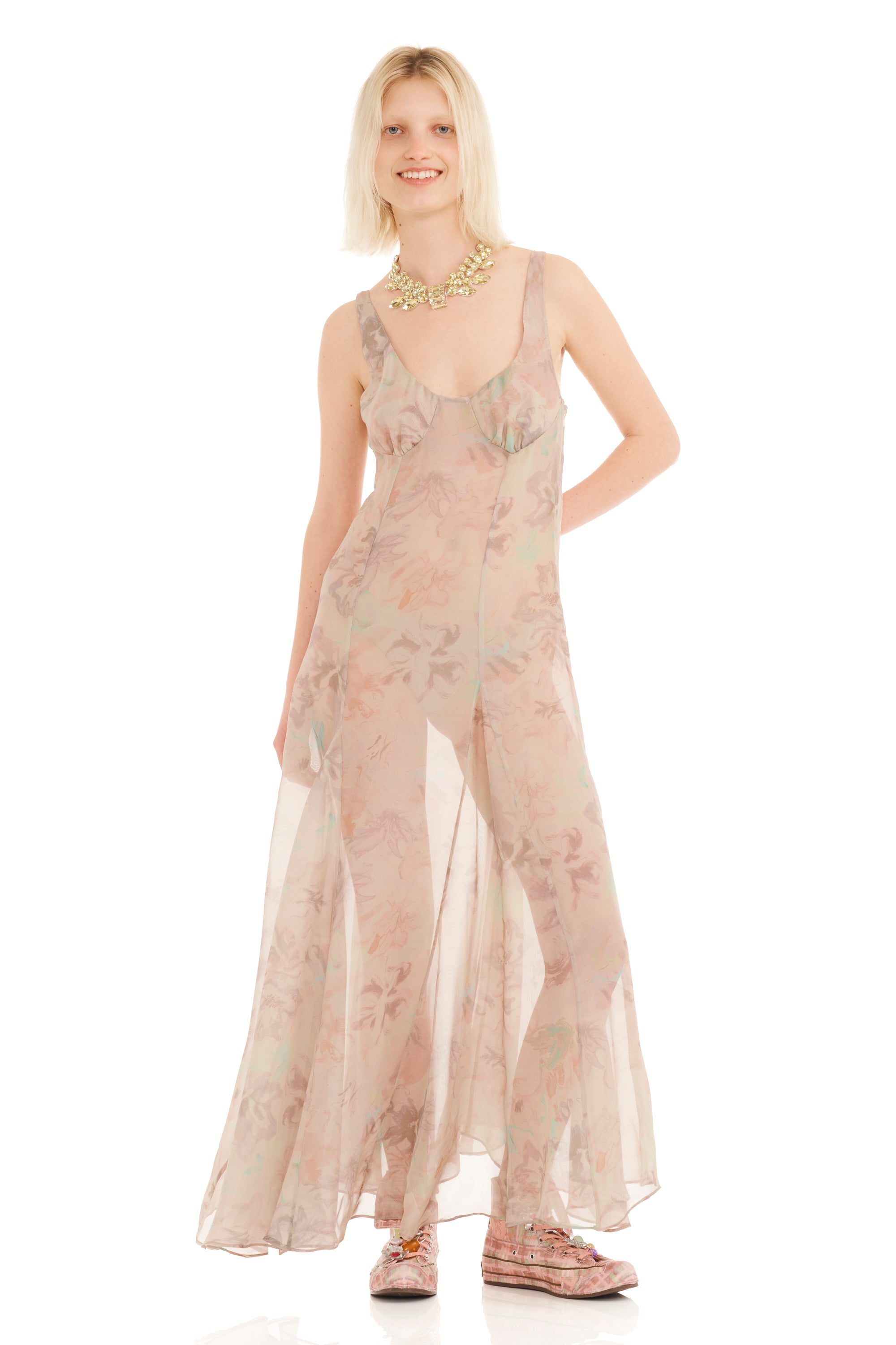 WASHED MEADOW PAMELA DRESS