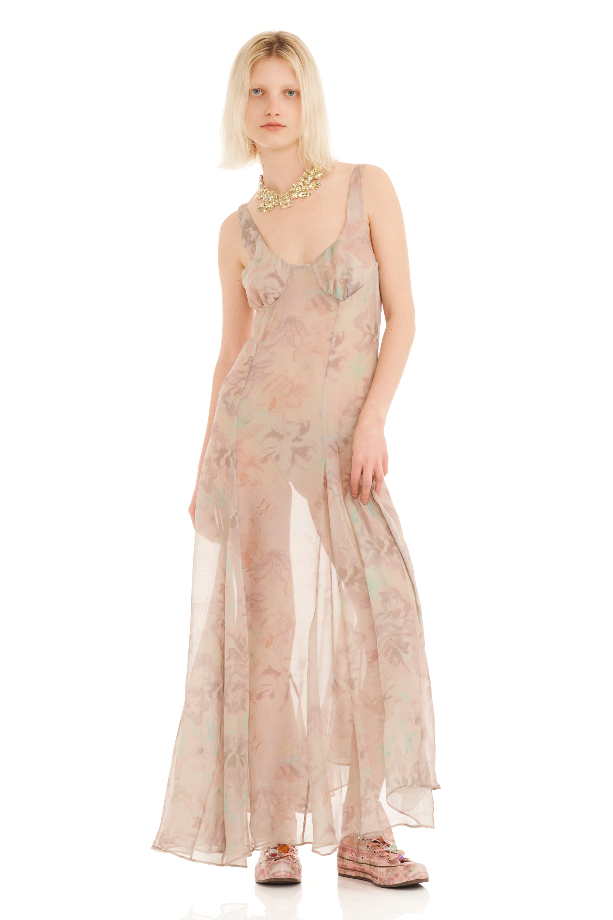 WASHED MEADOW PAMELA DRESS