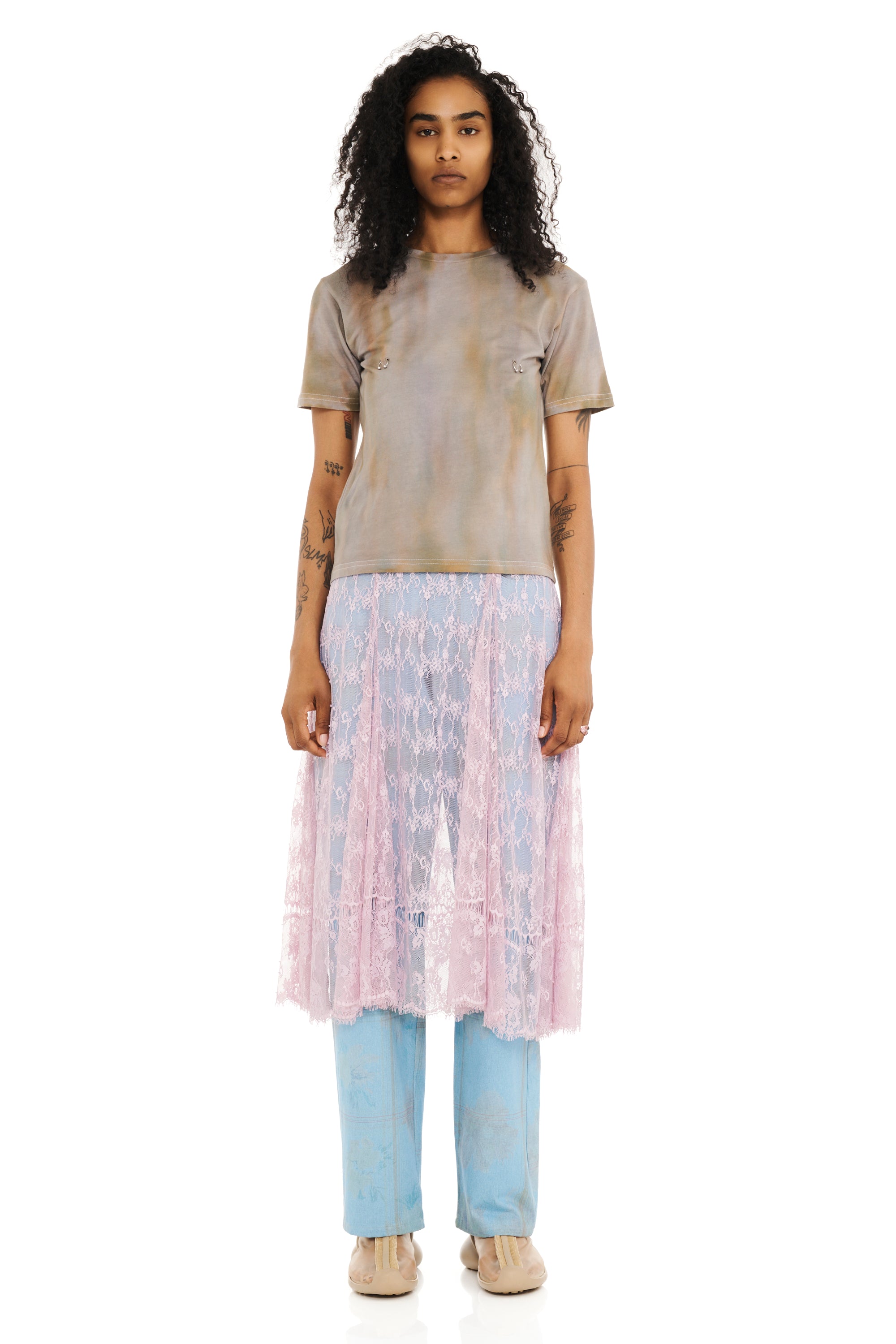 REISHI AURORA PIERCED TEE