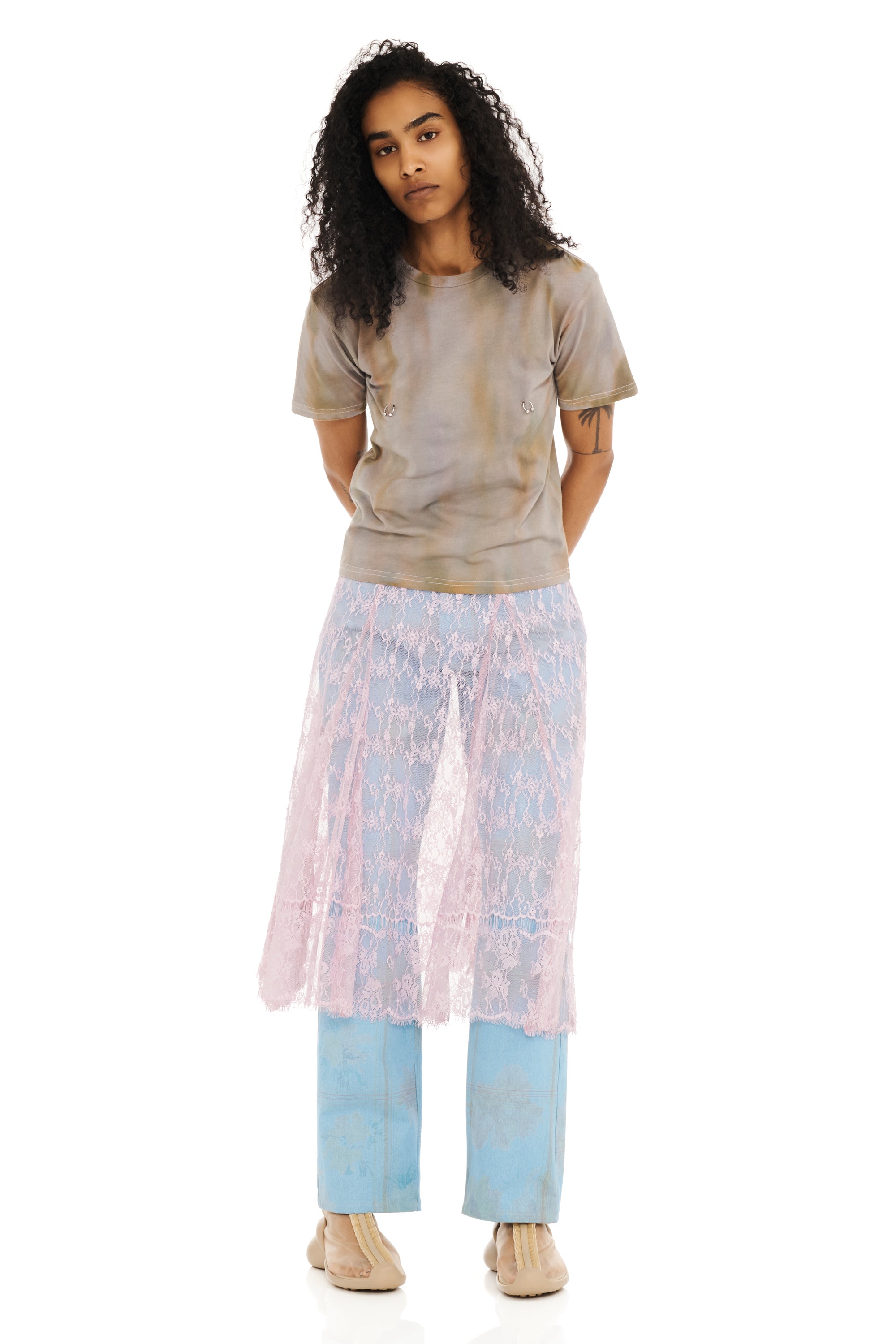 REISHI AURORA PIERCED TEE