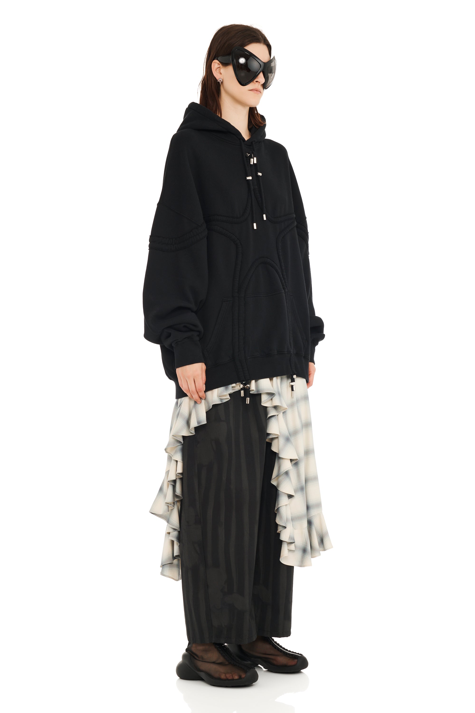 BLACK STAR HOODIE | COLLINA STRADA
