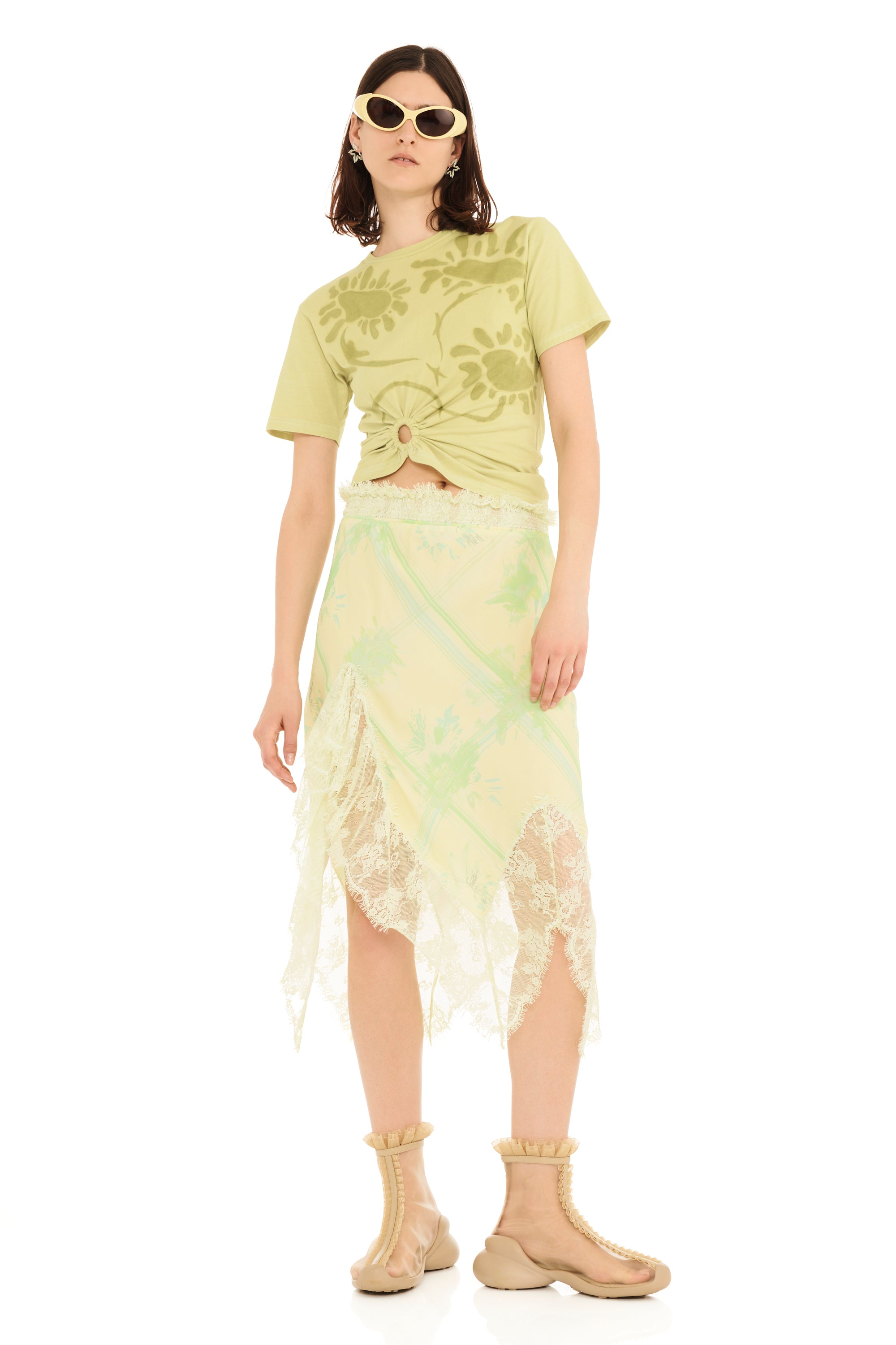 OLIVE DAISY RING TEE