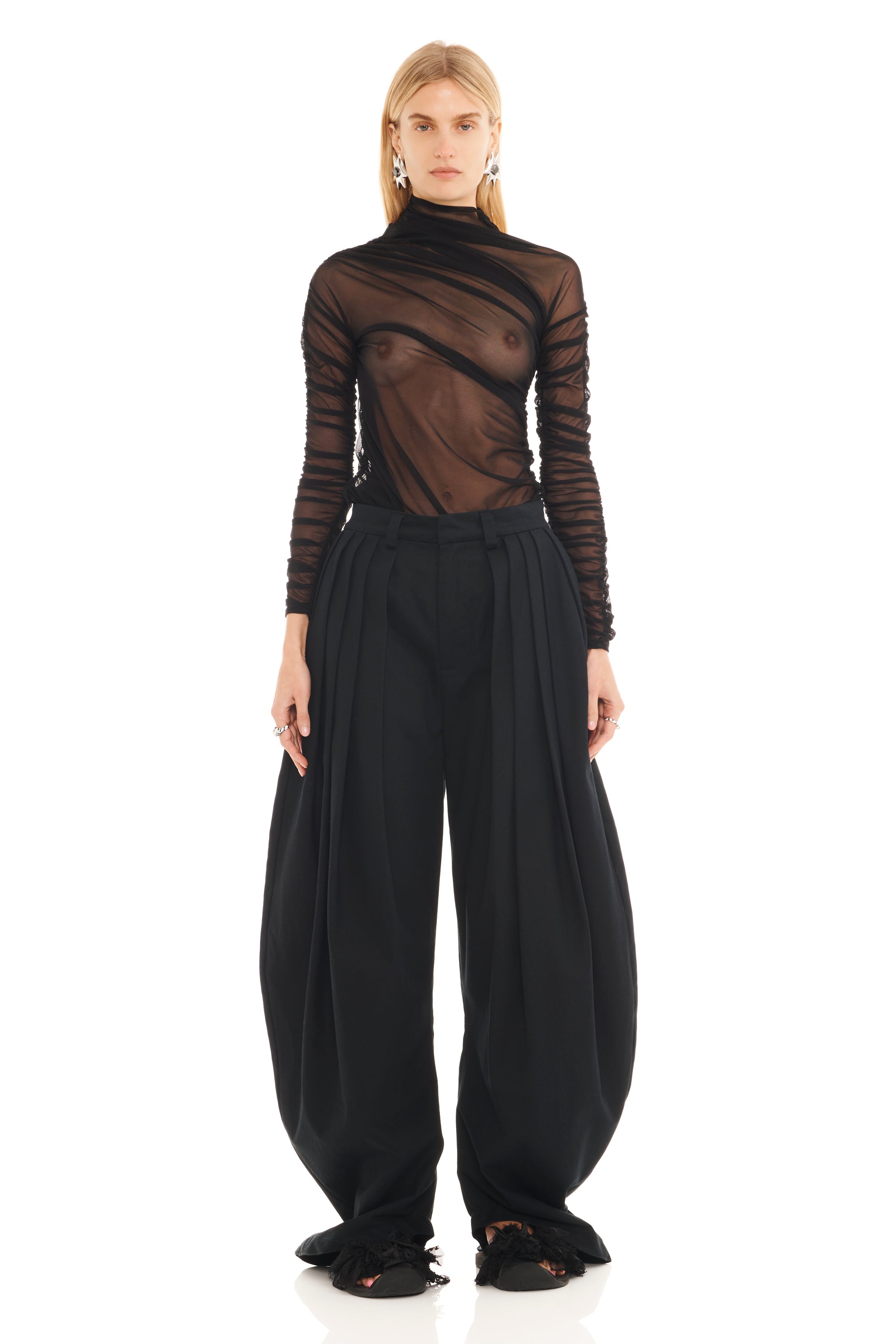 BLACK DENIM SIMONE PANT