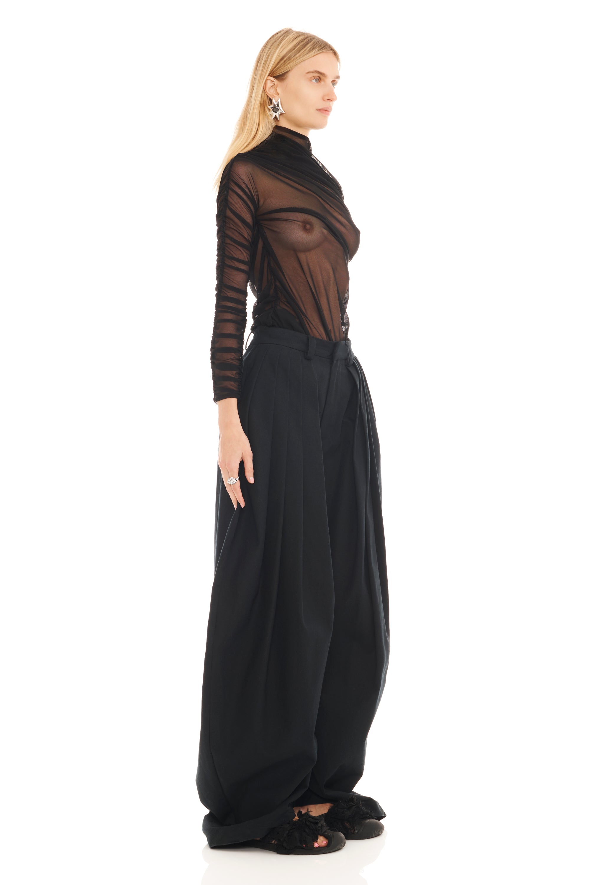 BLACK DENIM SIMONE PANT