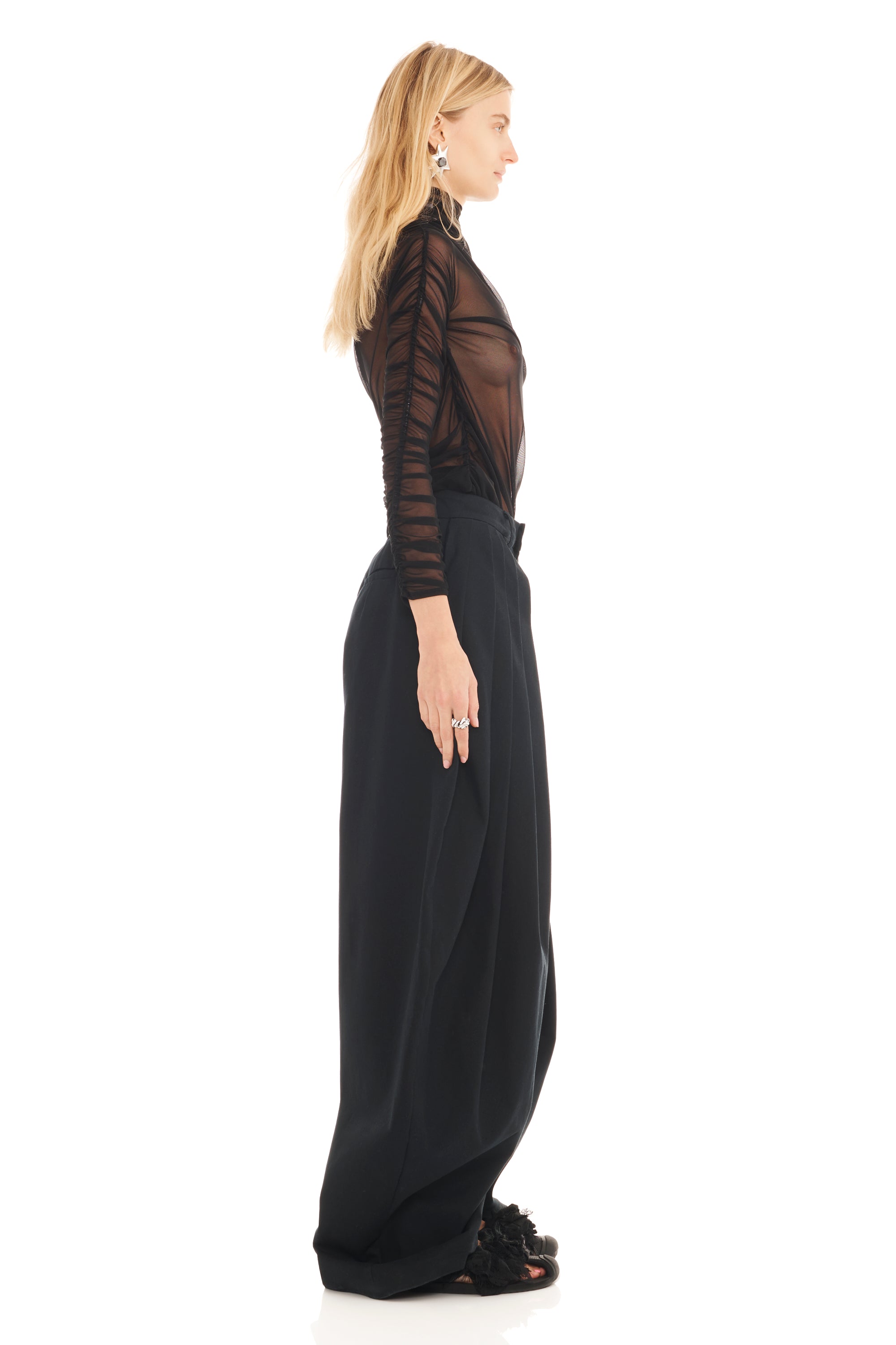 BLACK DENIM SIMONE PANT