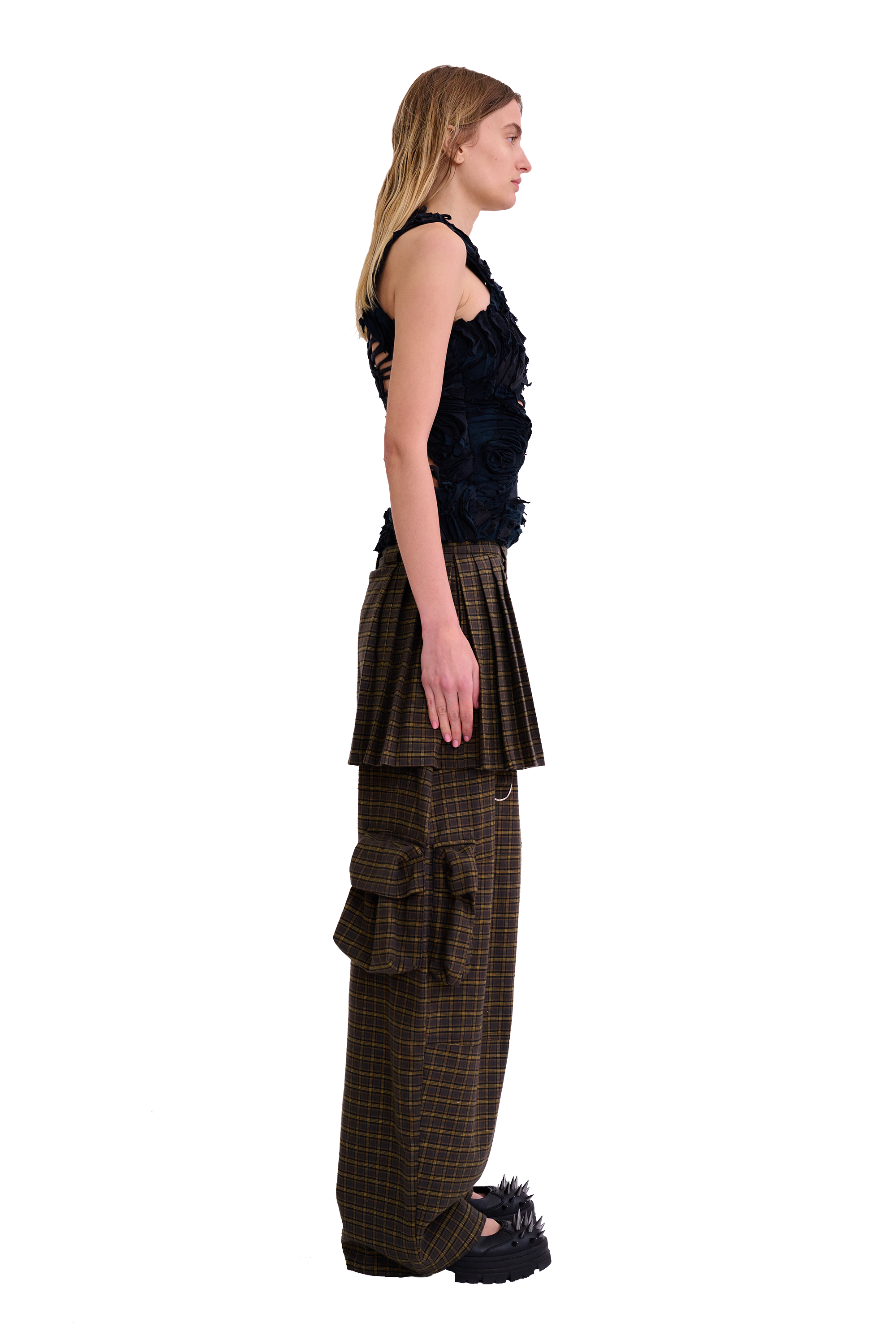 WORN BLACK CHIRP TANK