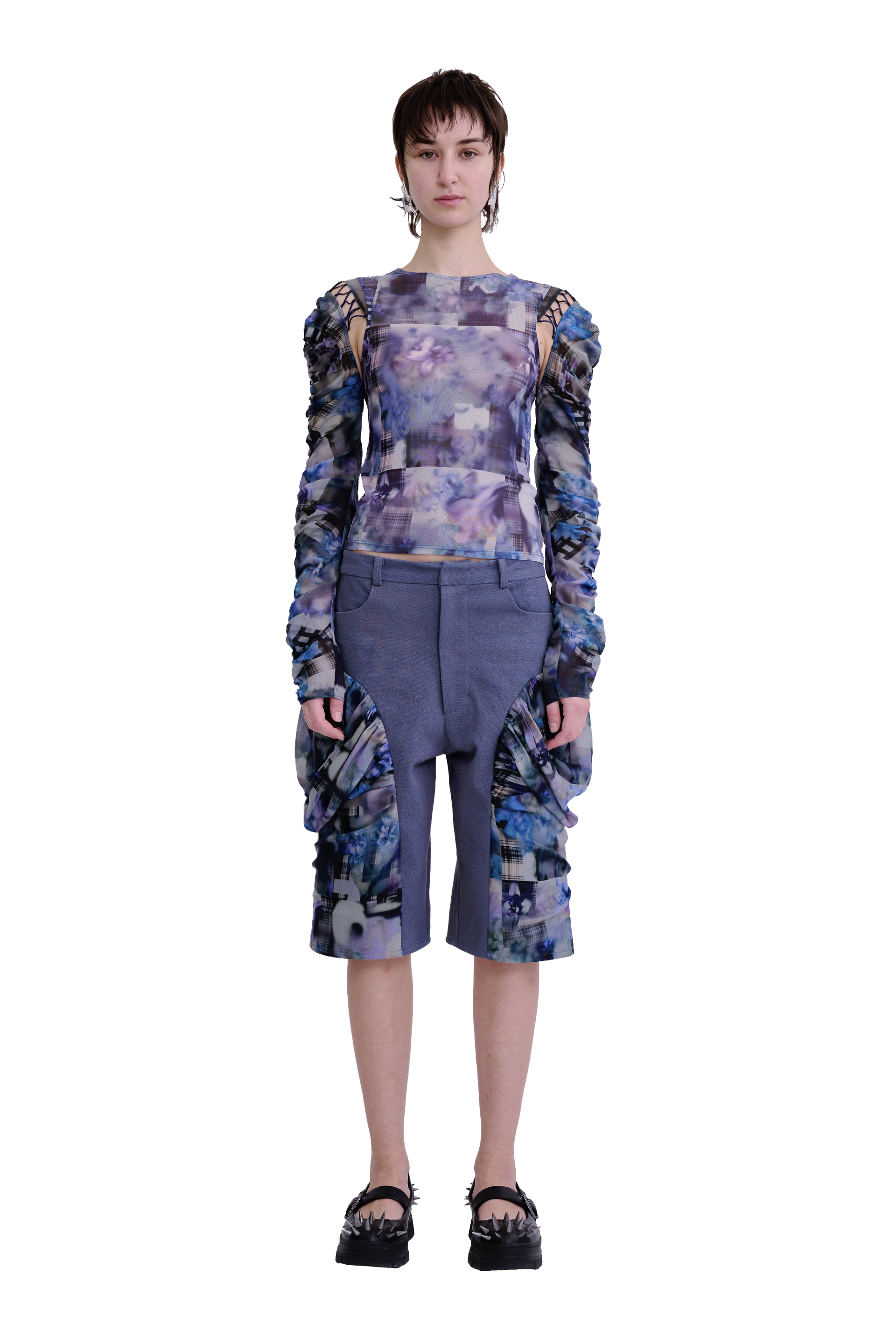 GARDEN BLUR GIVA SHORT