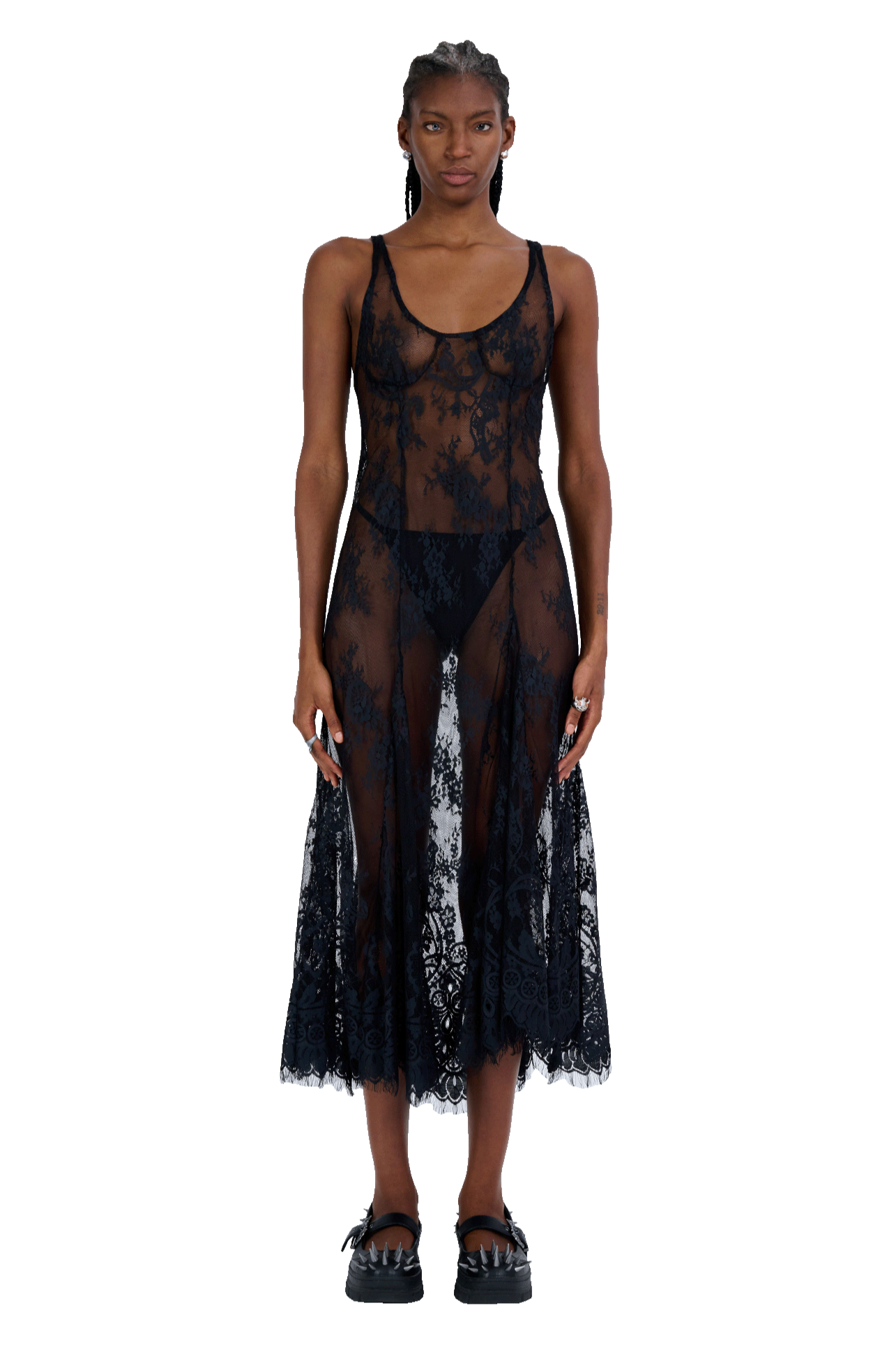BLACK PAMELA DRESS