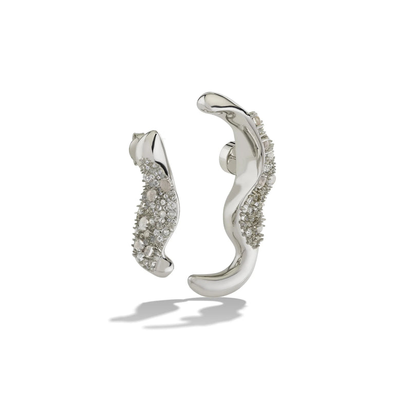 Encrusted Abstract Earrings