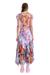 BARBED FLORAL HILLARY DRESS