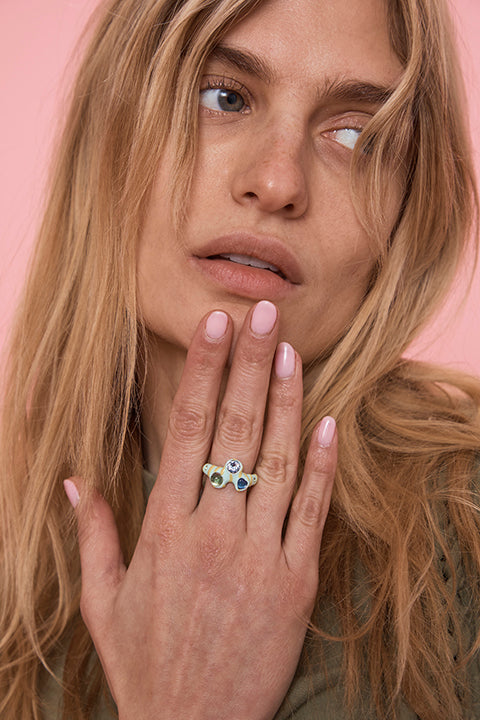 LEMON STRIPE FLORENCE RING